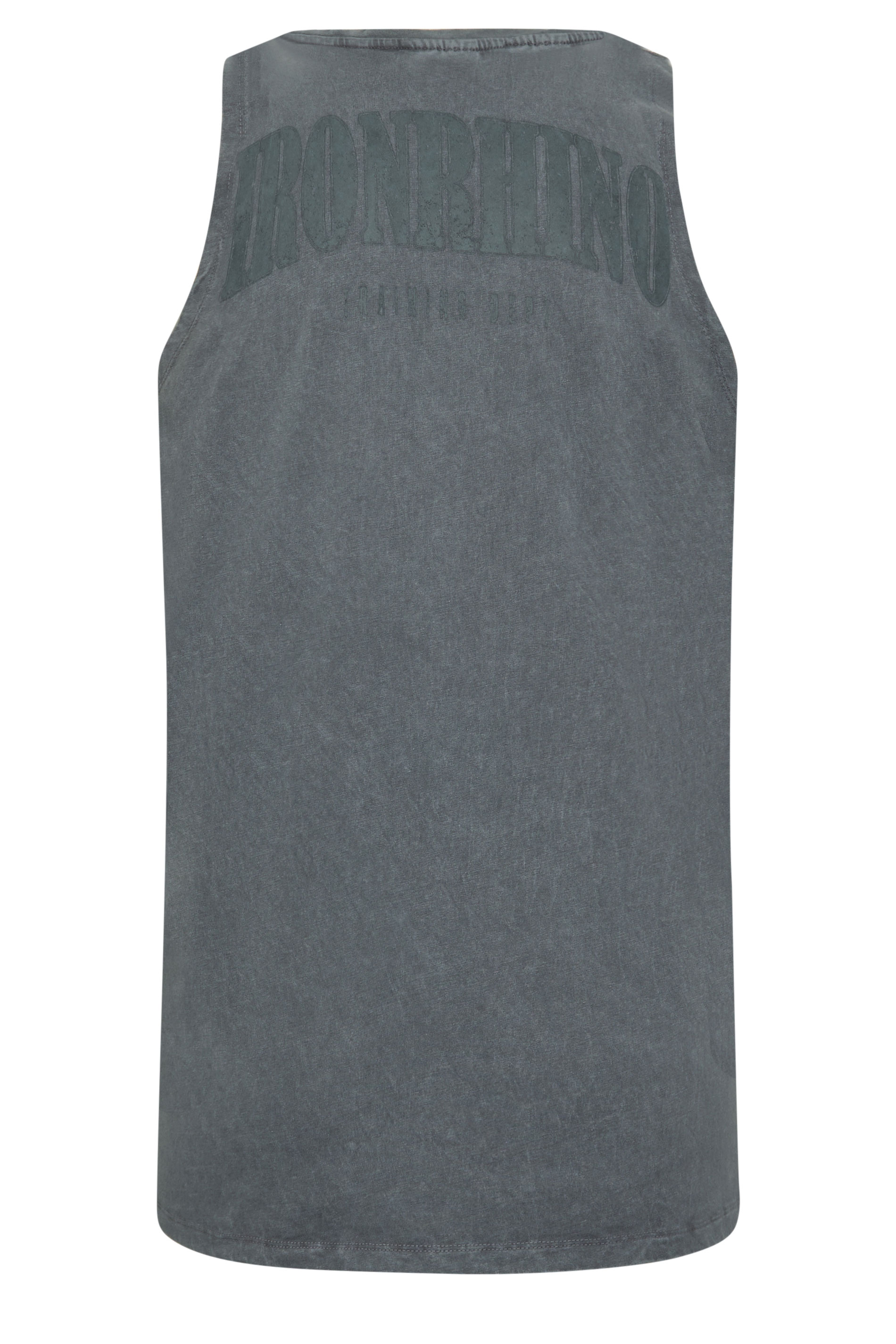 IronRhino Big & Tall Grey Acid Wash Muscle Vest | BadRhino 6