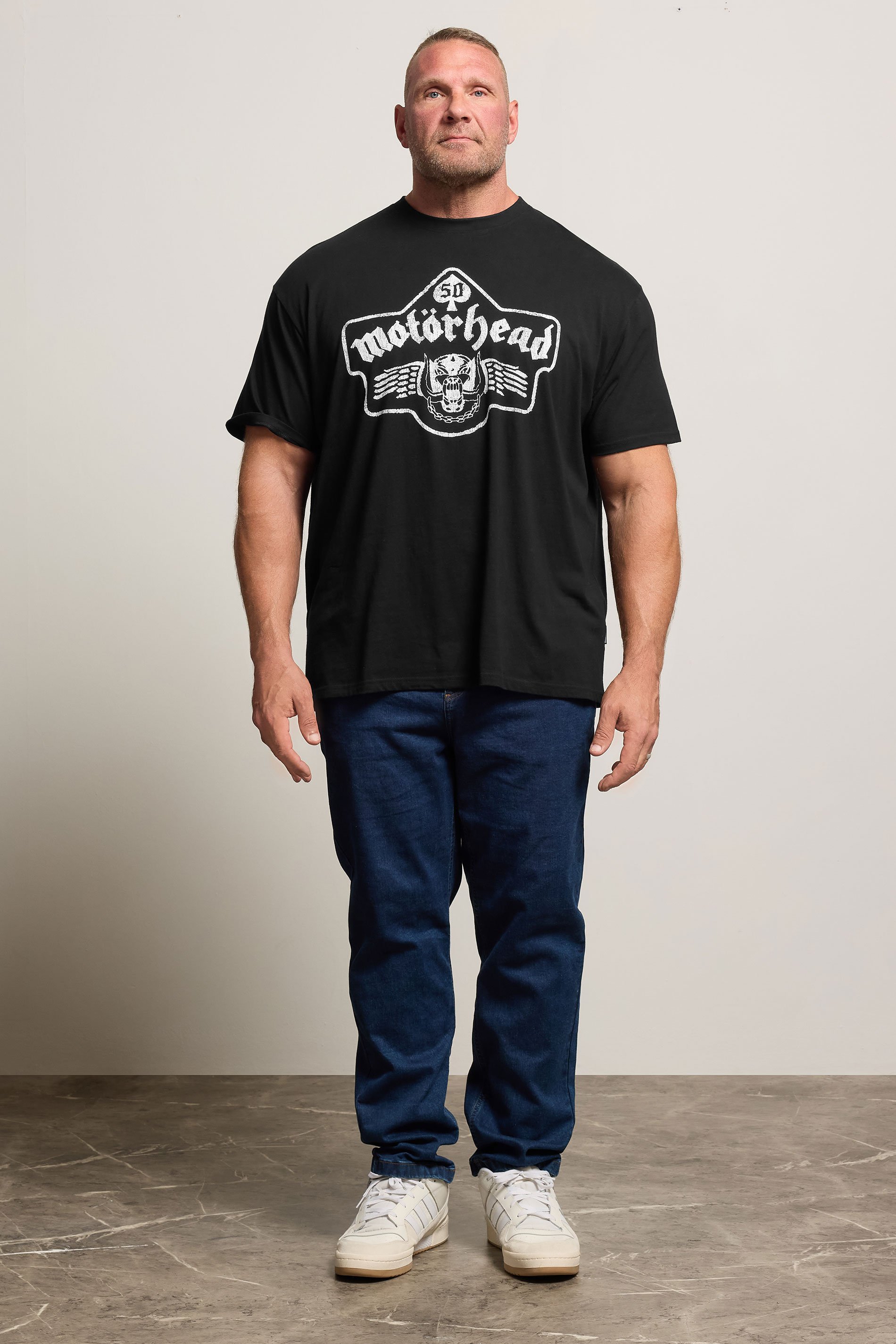 BadRhino Big & Tall Black Motörhead Graphic T-Shirt | BadRhino 2