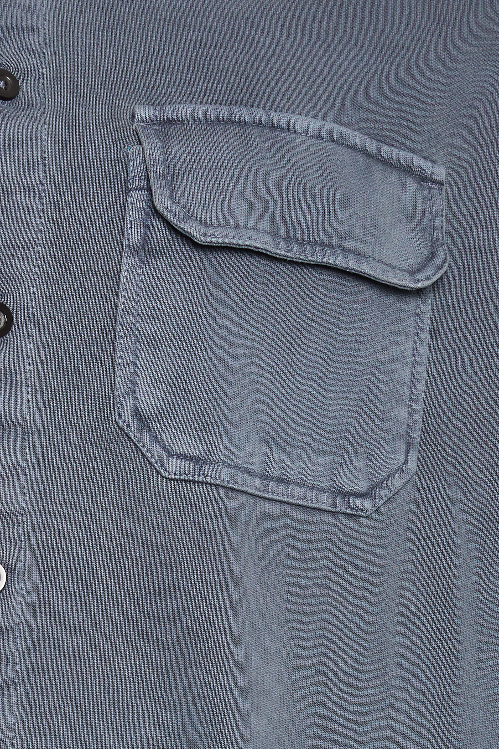 BadRhino Big & Tall Blue Garment Dyed Jersey Shacket | BadRhino 3