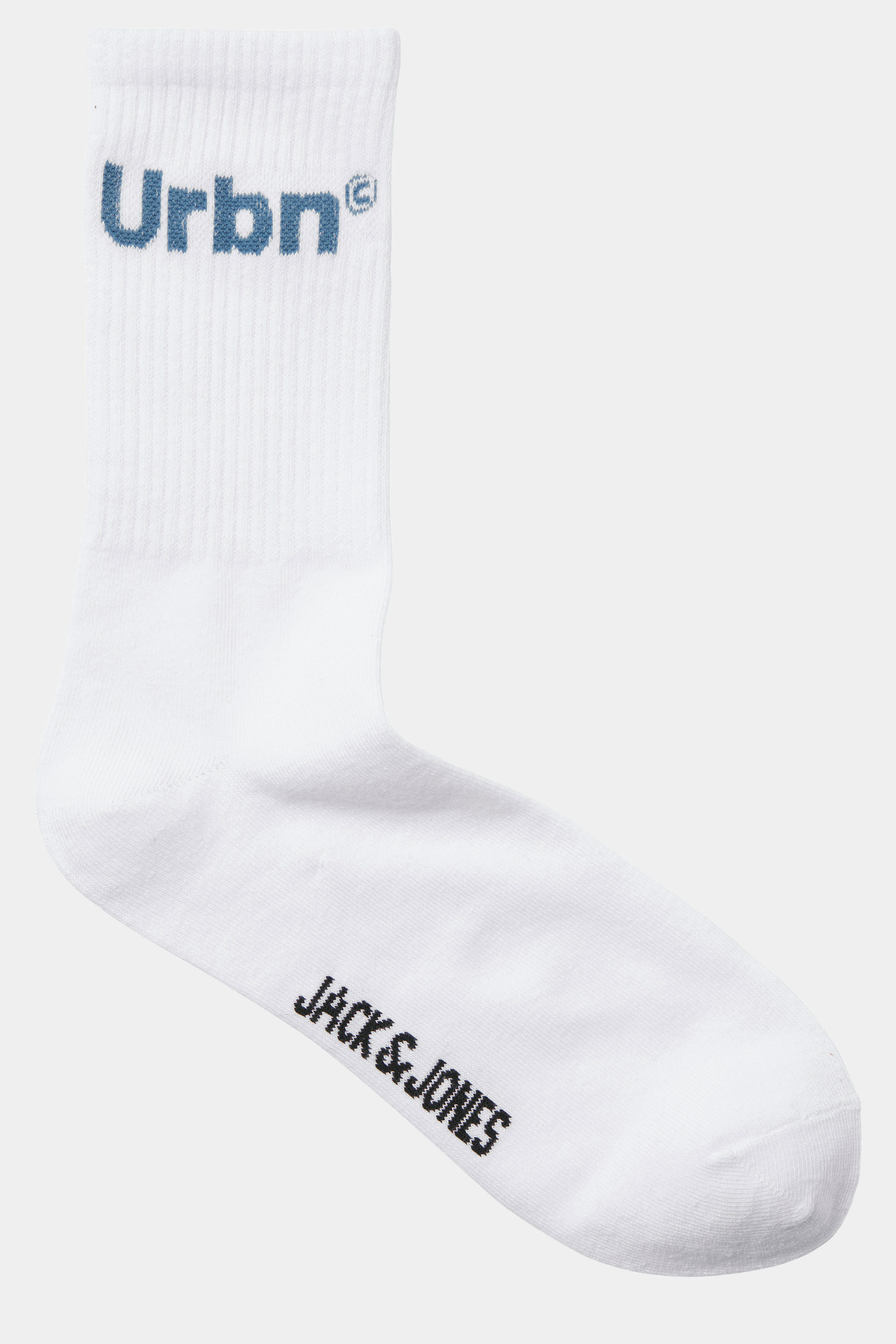 JACK & JONES 3 Pack White & Green 'Urbn' Socks | BadRhino 5