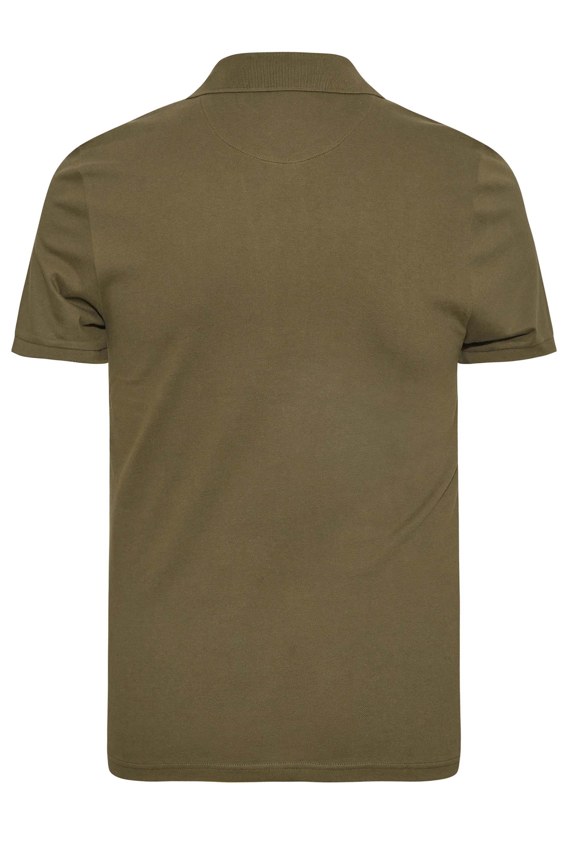 LYLE & SCOTT Khaki Green Logo Polo Shirt | BadRhino 4