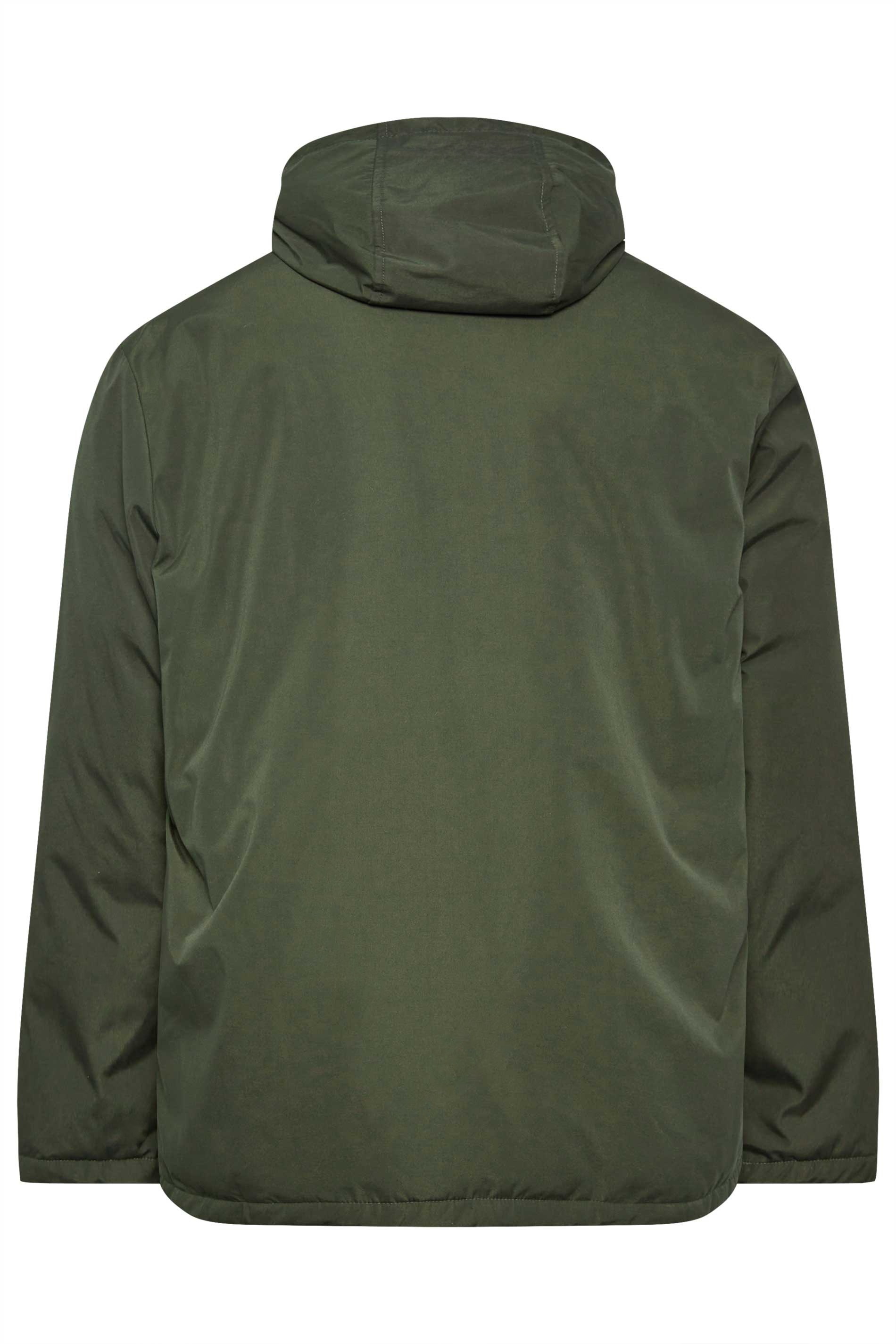 BadRhino Big & Tall Khaki Green Long Hooded Parka | BadRhino 5