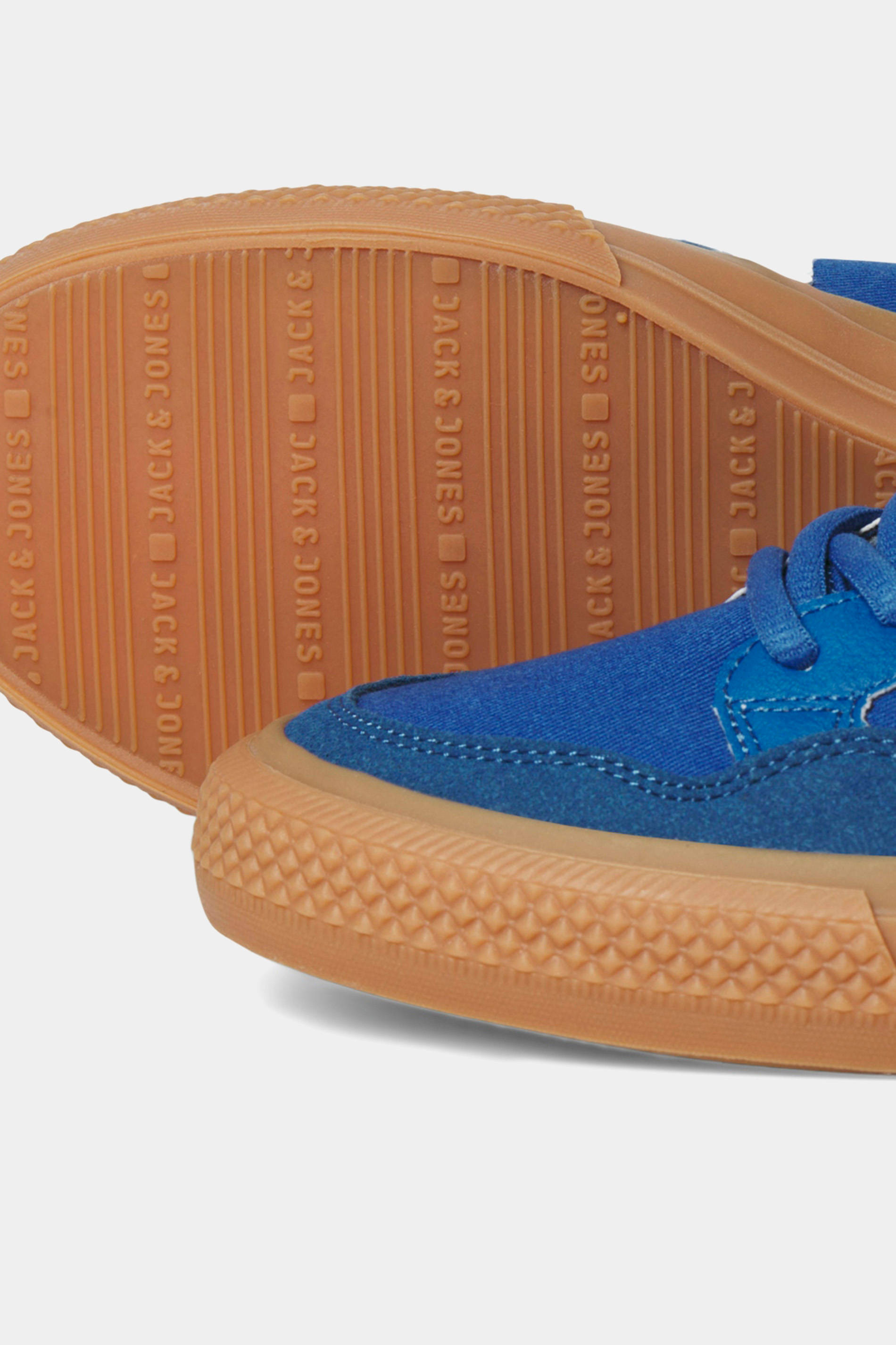 JACK & JONES Blue Canvas Trainers | BadRhino 5