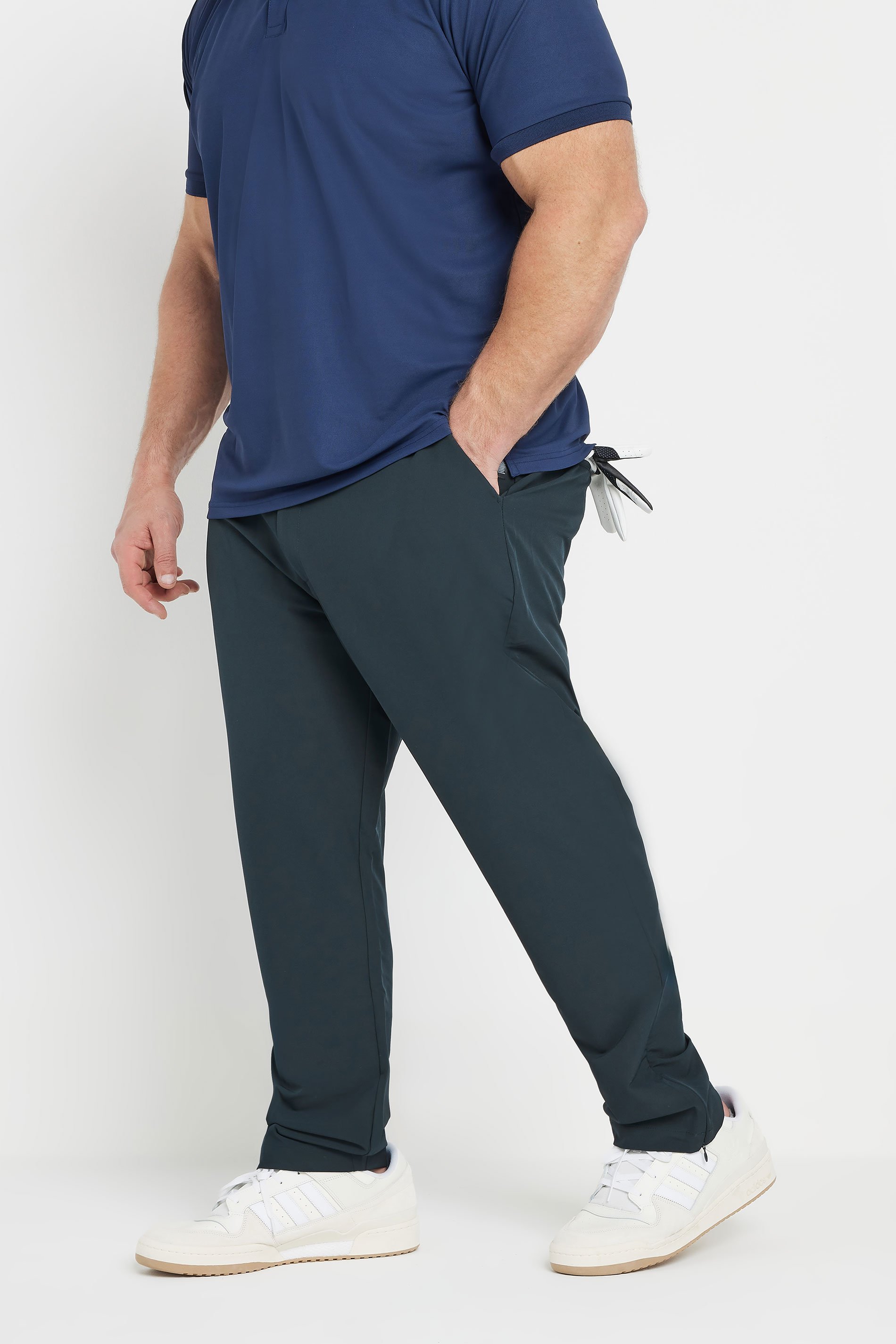 BadRhino Big & Tall Navy Blue Golf Trousers | BadRhino 2