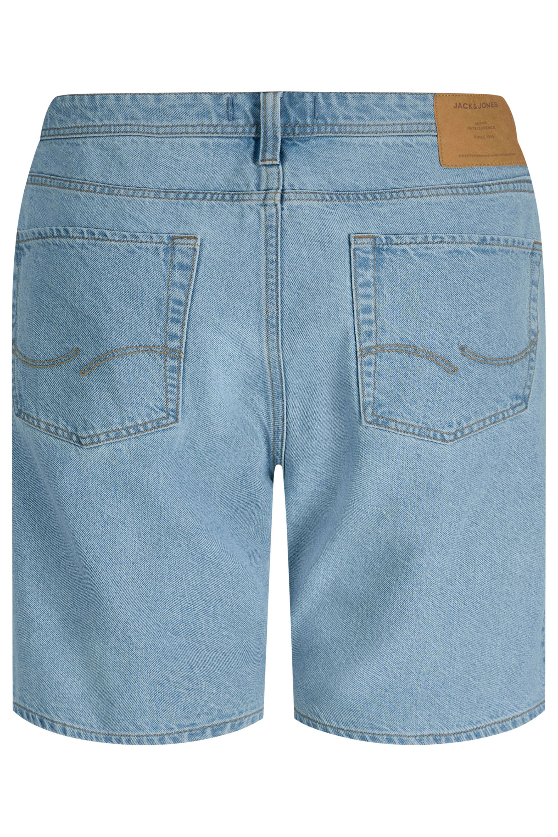 JACK & JONES Big & Tall Light Blue Denim Shorts | BadRhino 4