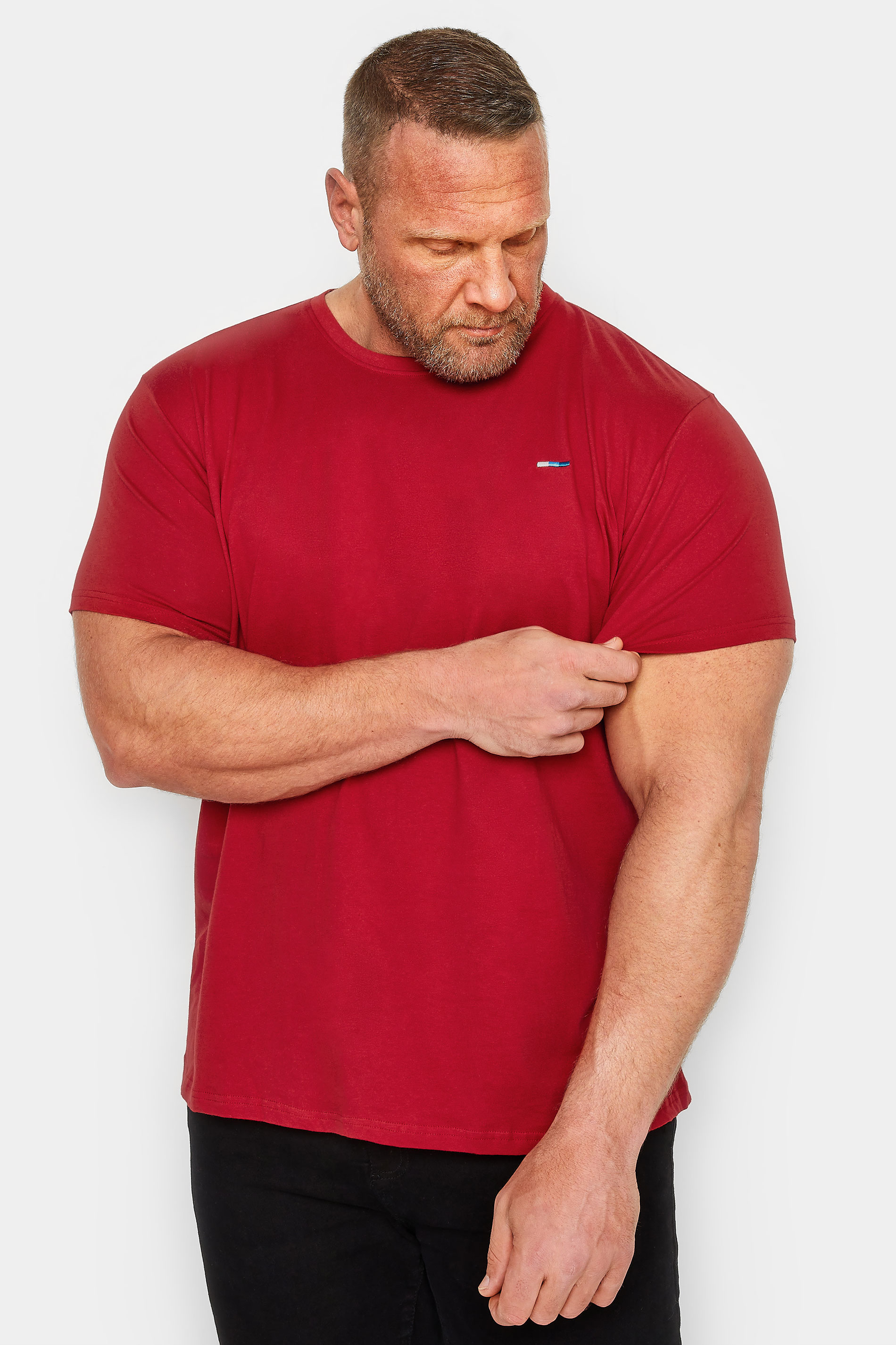 BadRhino Big & Tall Dark Red Core T-Shirt | BadRhino 1