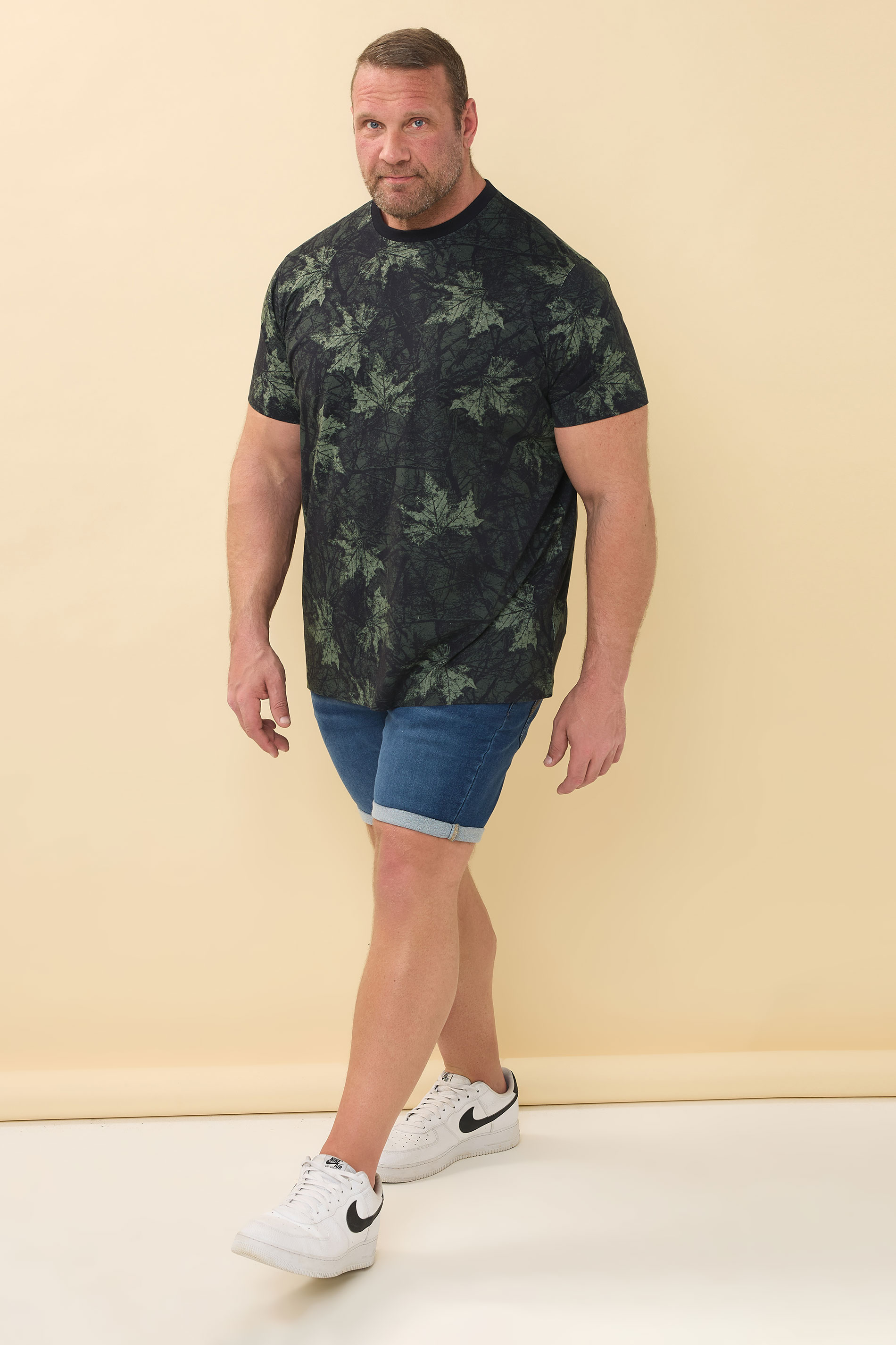 BadRhino Big & Tall Green Leaf Camouflage T-Shirt | BadRhino 2