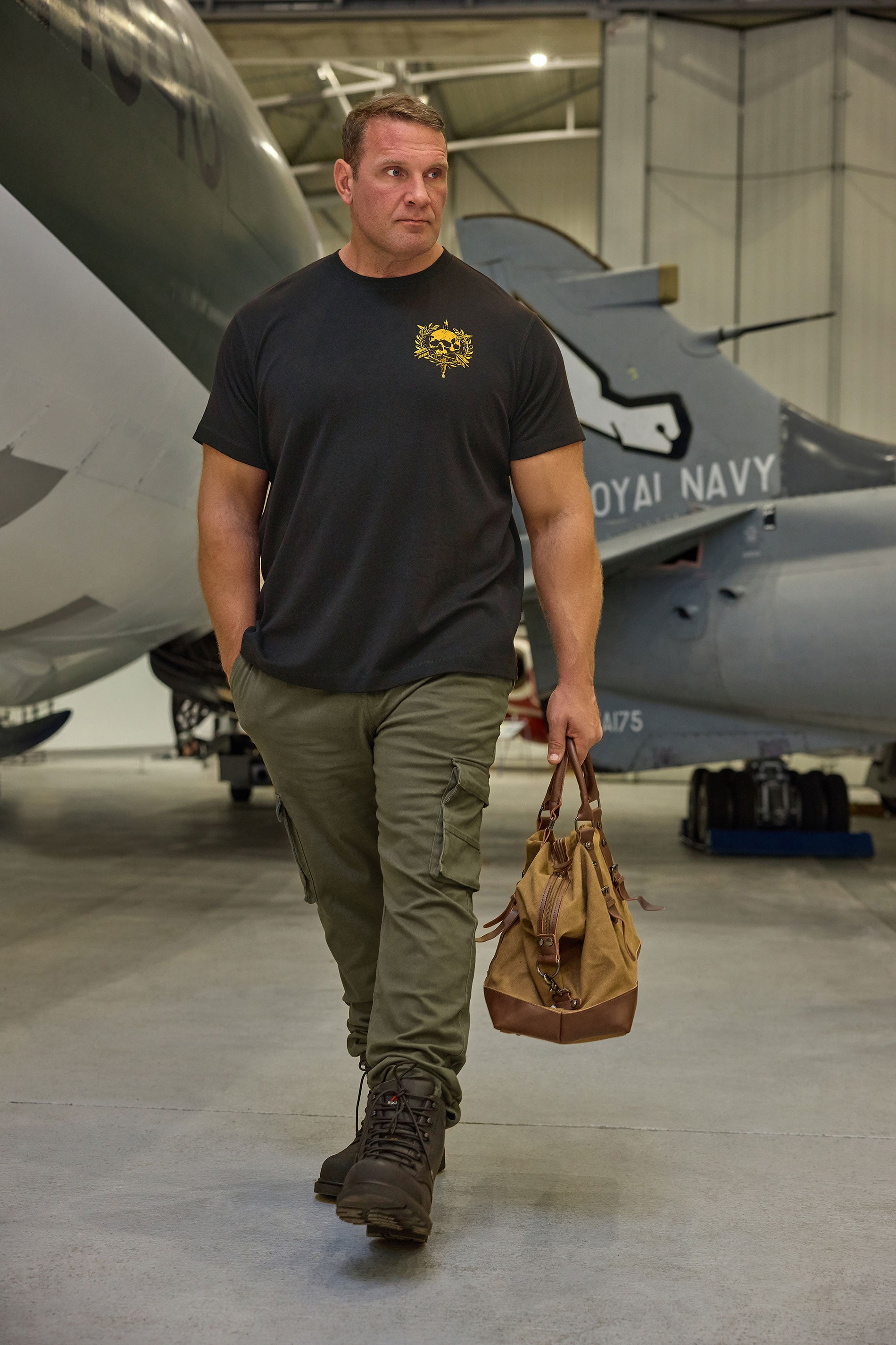 BadRhino Khaki Green Stretch Cargo Trousers | BadRhino 3