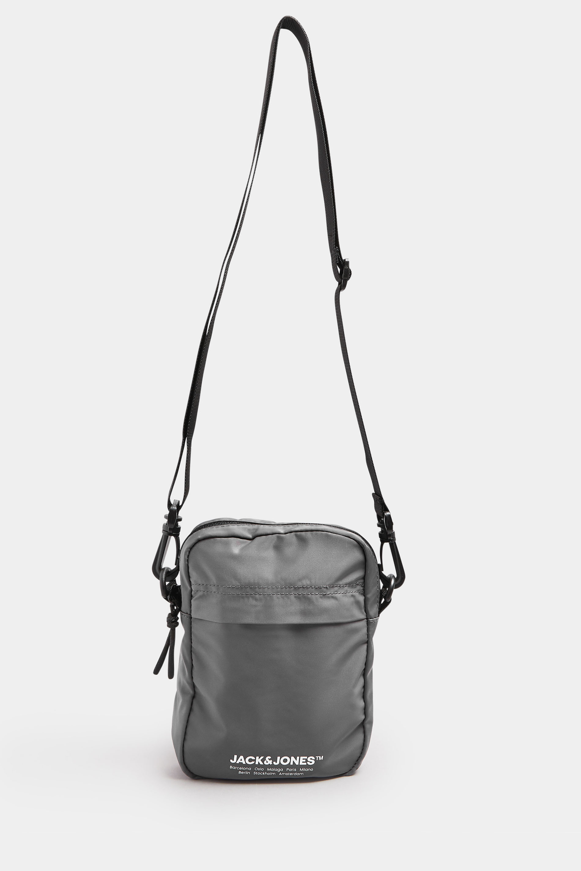 JACK & JONES Big & Tall Black Slingbag | BadRhino 3