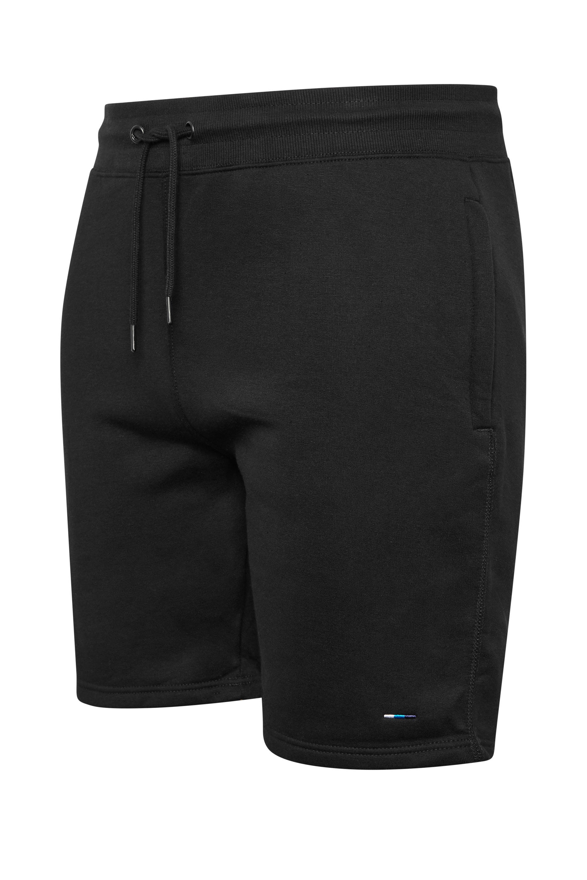 BadRhino Big & Tall Black Zip Pocket Jogger Shorts | BadRhino 7