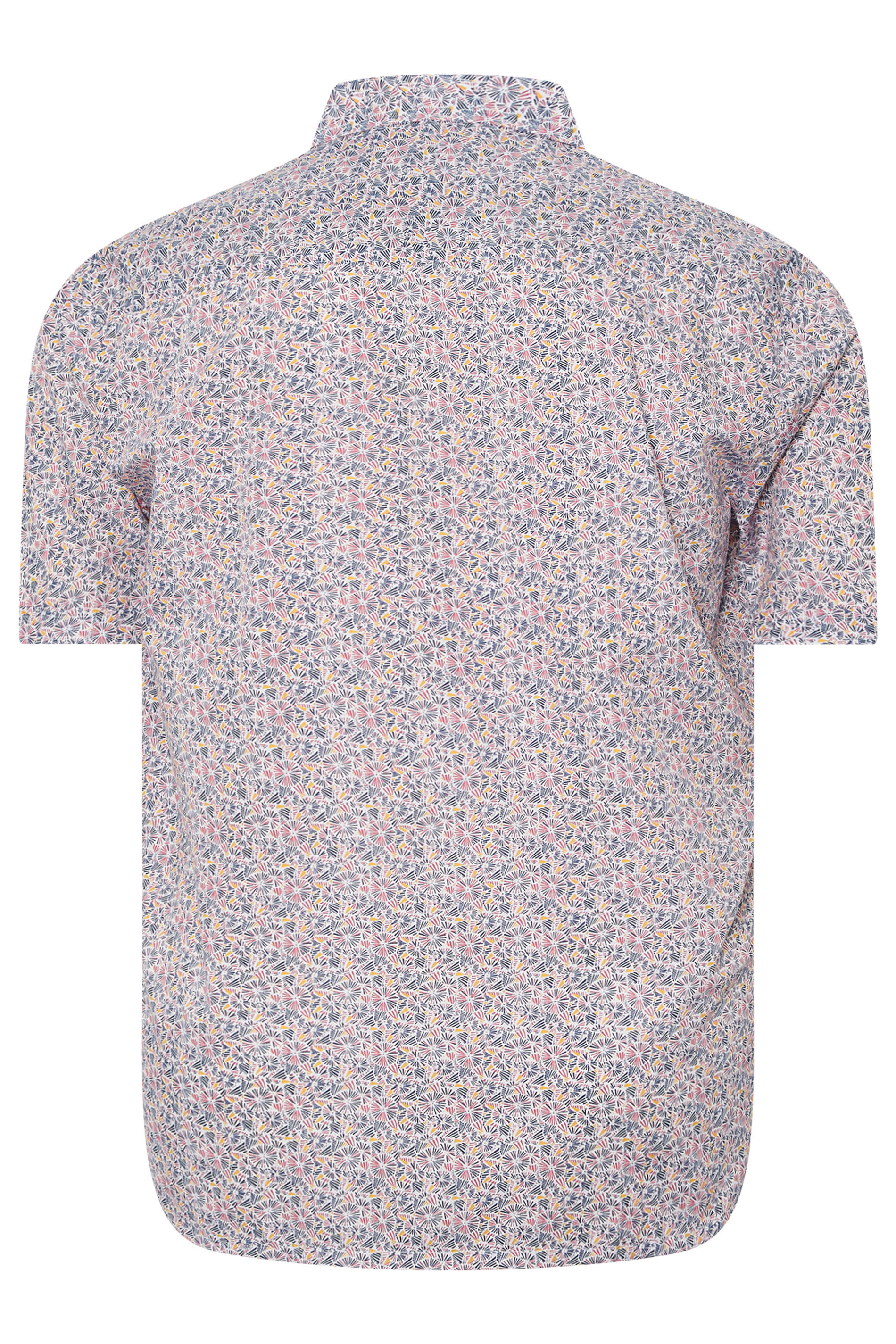  KAM Big & Tall Navy Blue Hawaiian Revere Collar Shirt | BadRhino 3