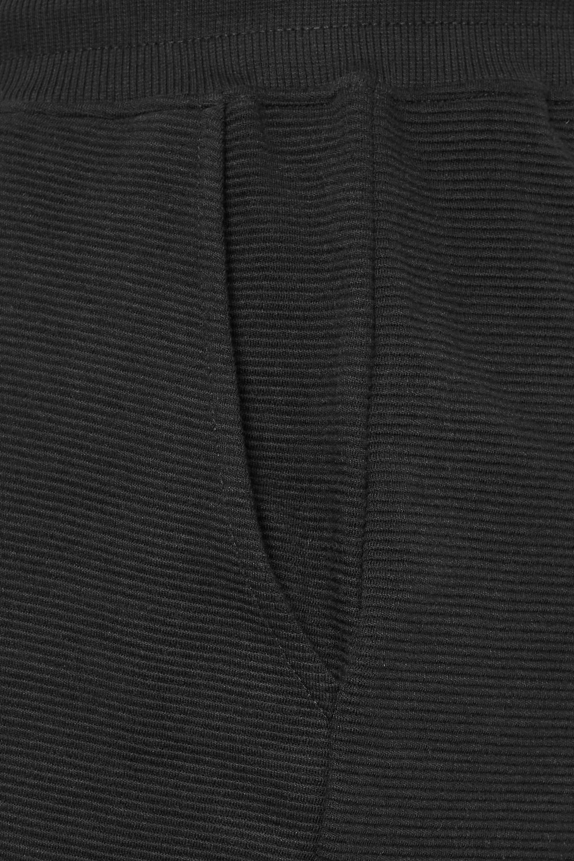 BadRhino Big & Tall Black Ribbed Shorts | BadRhino 5