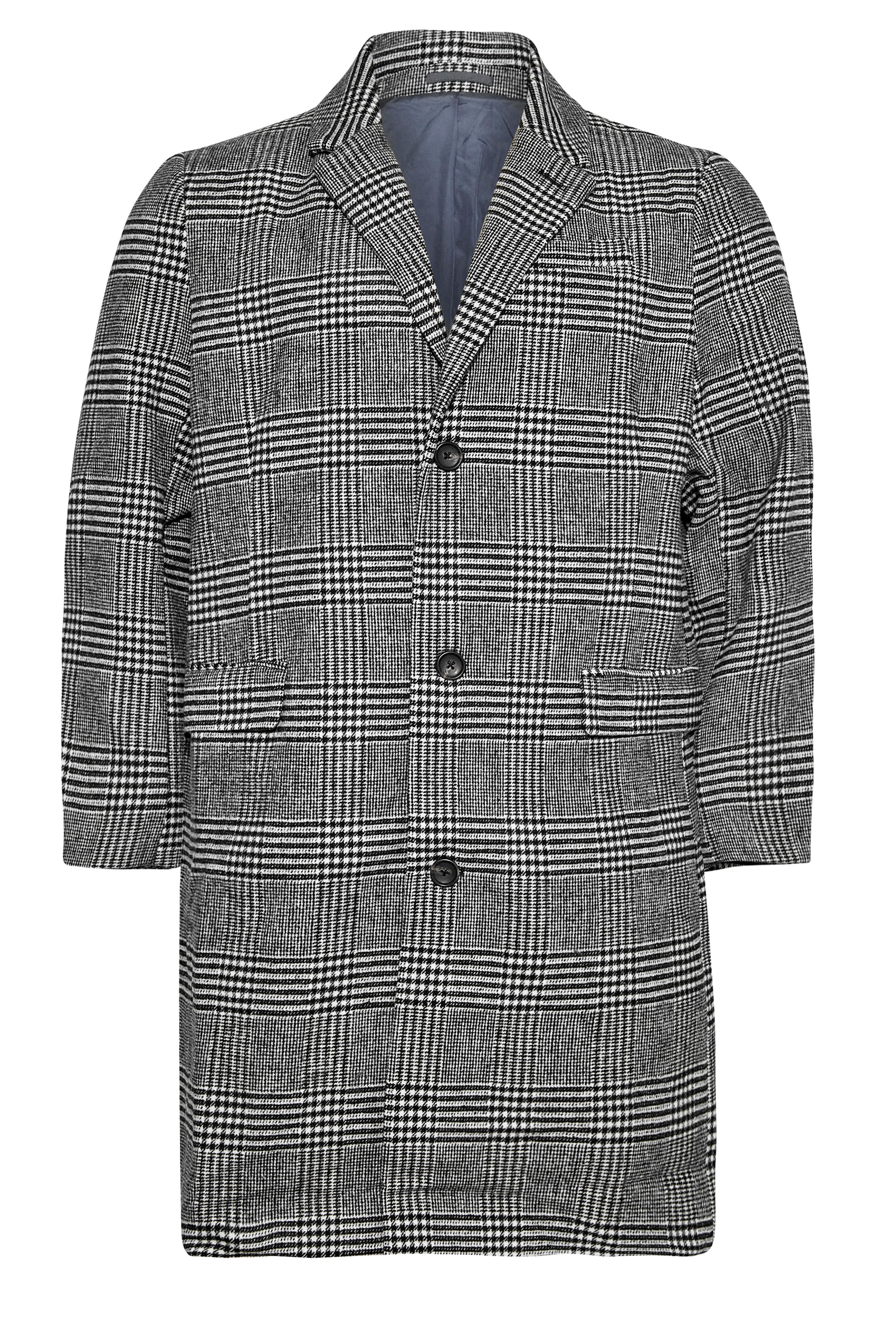 BadRhino Grey Check Overcoat | BadRhino 2