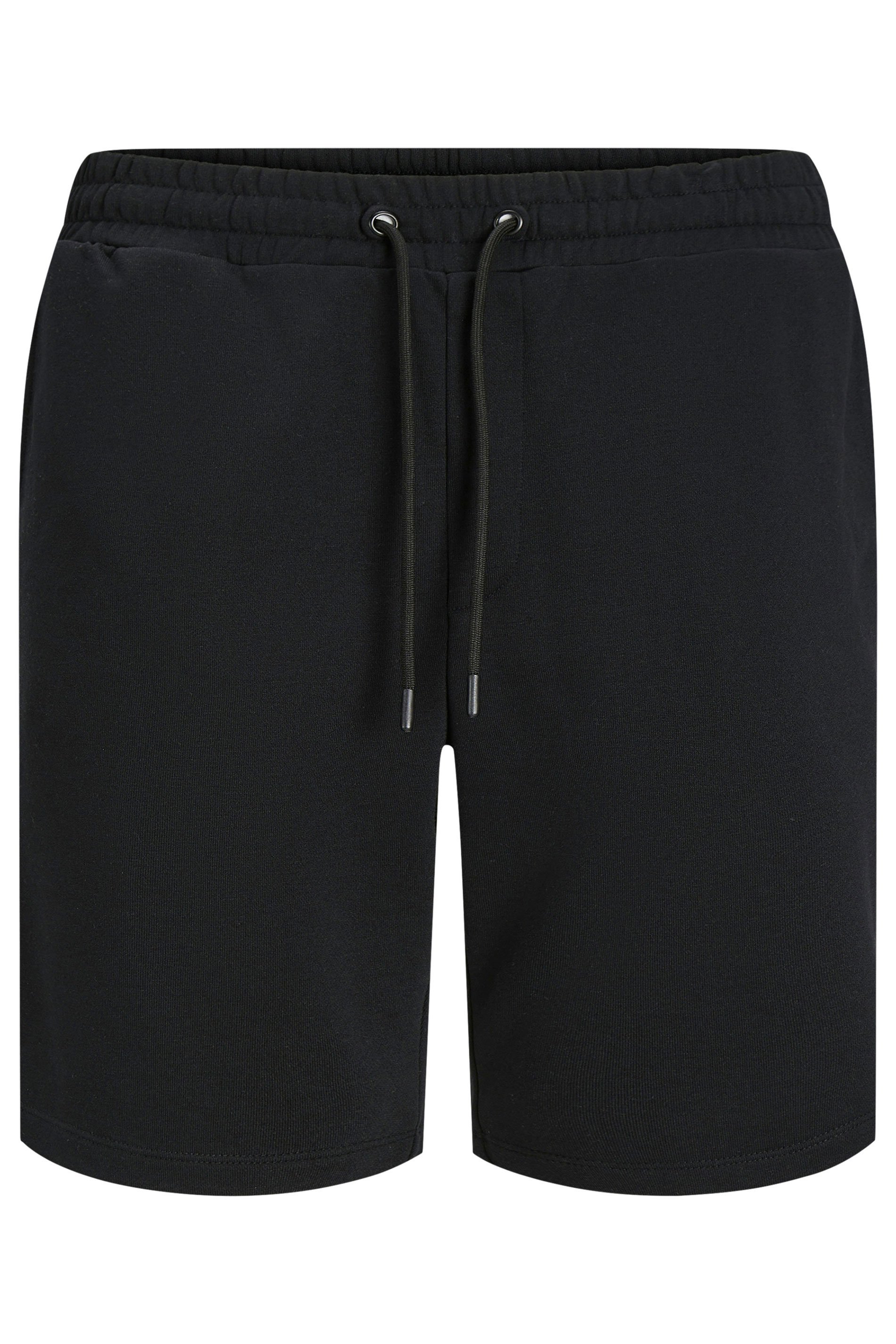 JACK & JONES Big & Tall Black Jogger Sweat Shorts | BadRhino 2