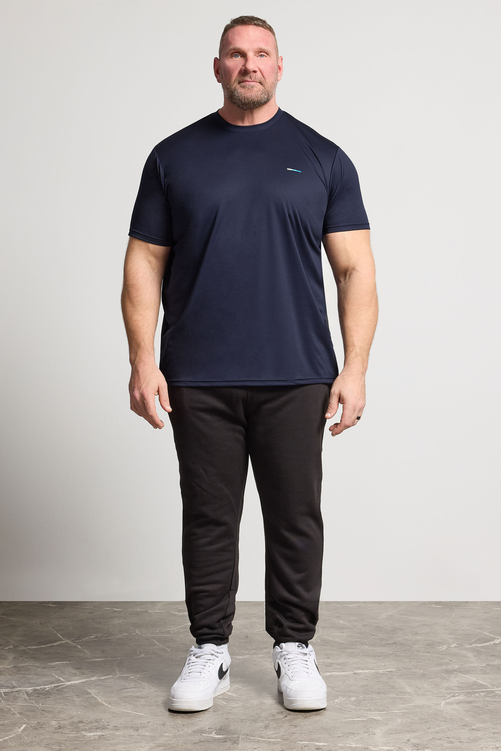 BadRhino Big & Tall Navy Blue Active T-Shirt | BadRhino 2