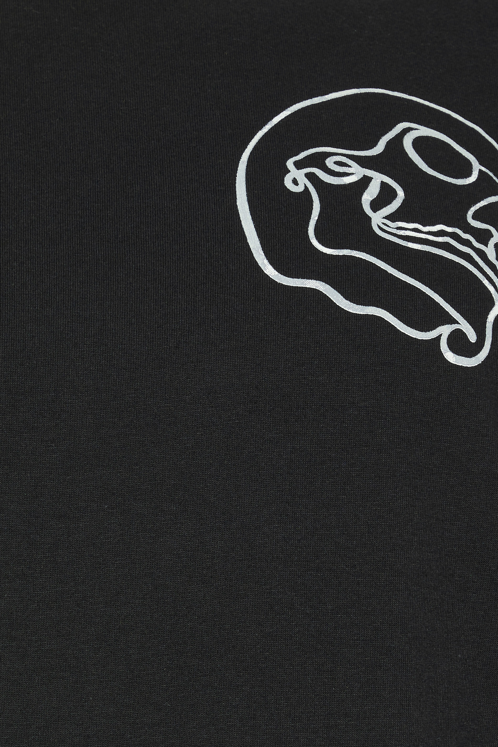 BadRhino Big & Tall Black Skull Print Graphic T-Shirt | BadRhino 3