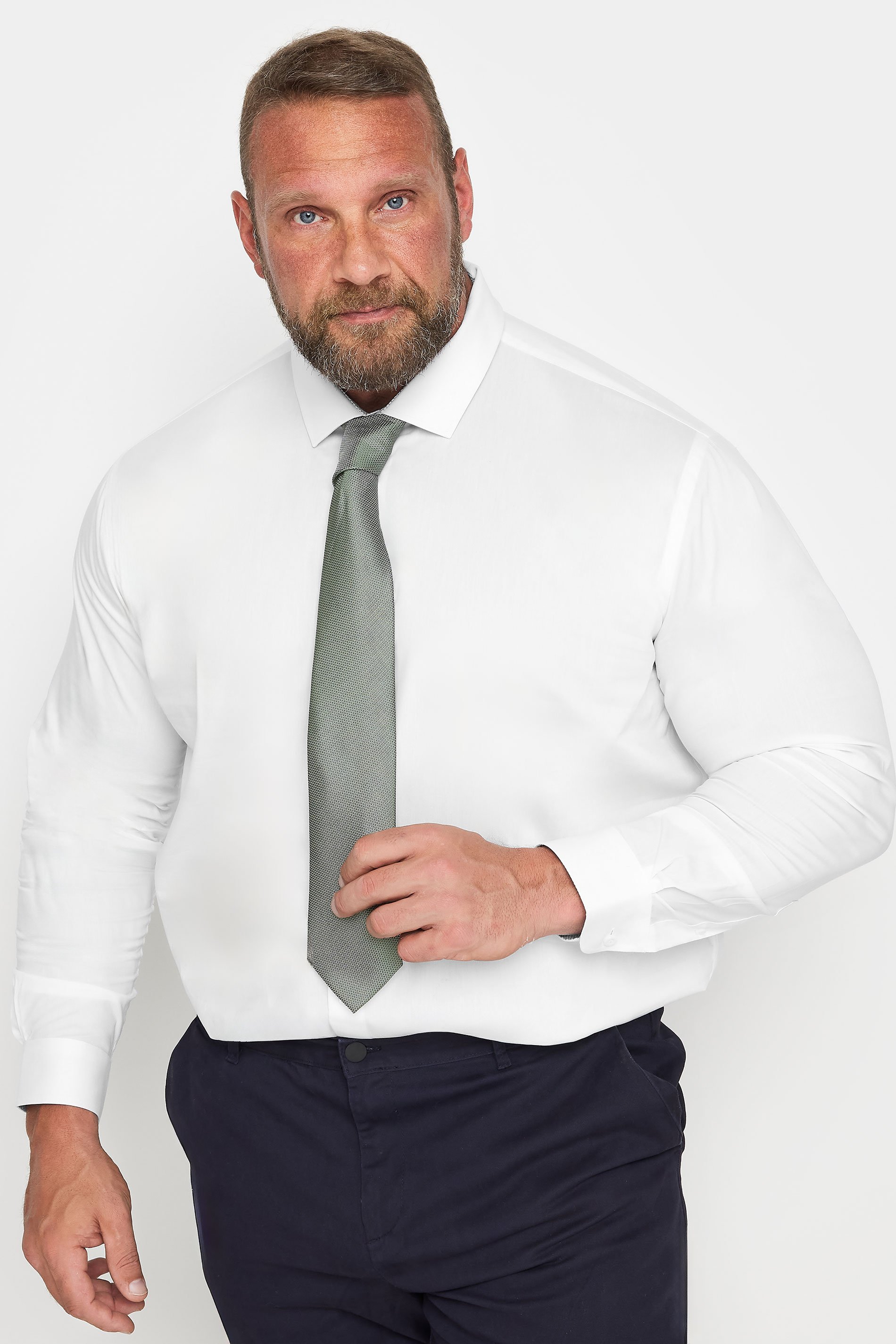 BadRhino Sage Green Textured Tie | BadRhino 1