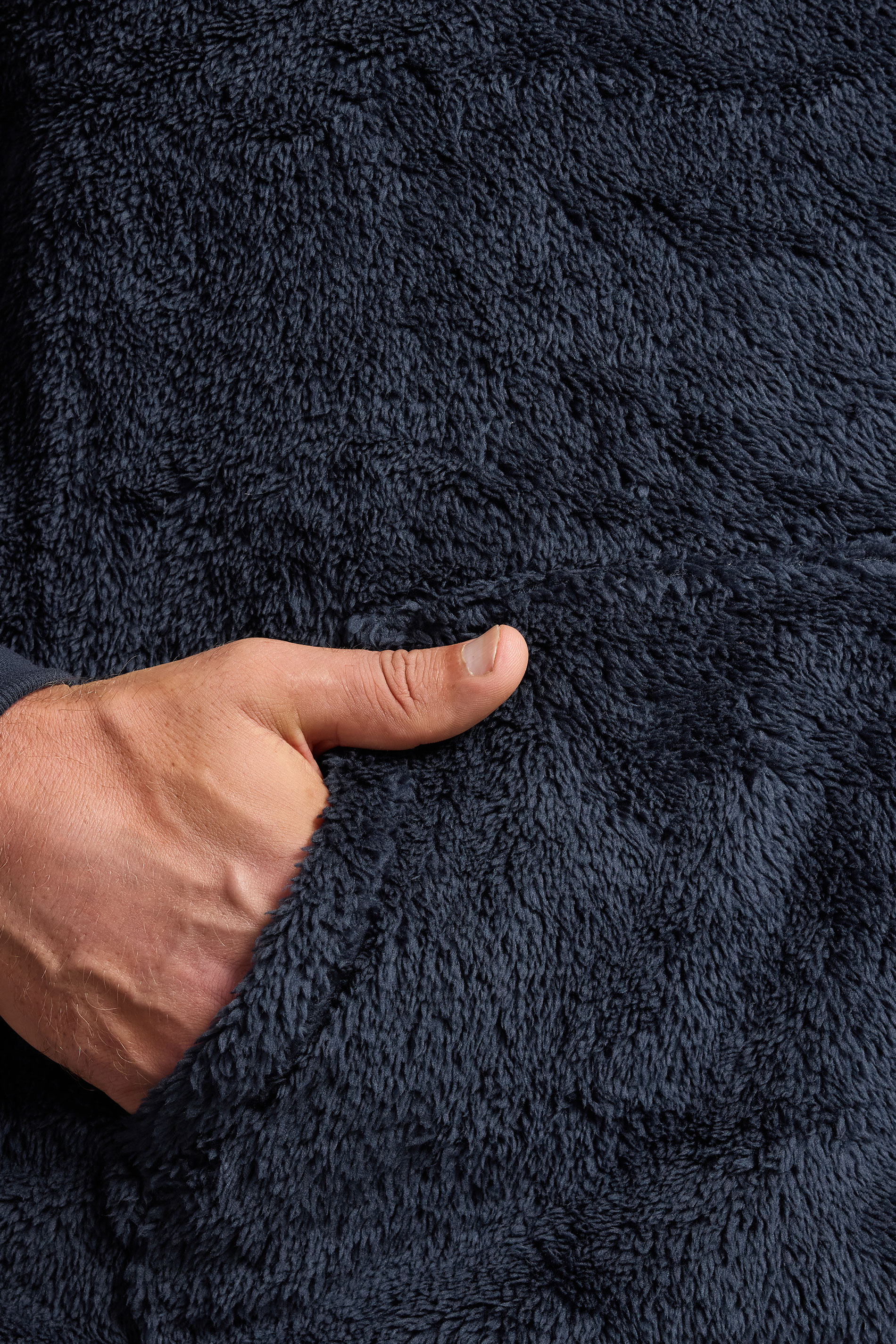 BadRhino Big & Tall Navy Blue Super soft Fleece Lounge Set | BadRhino 3