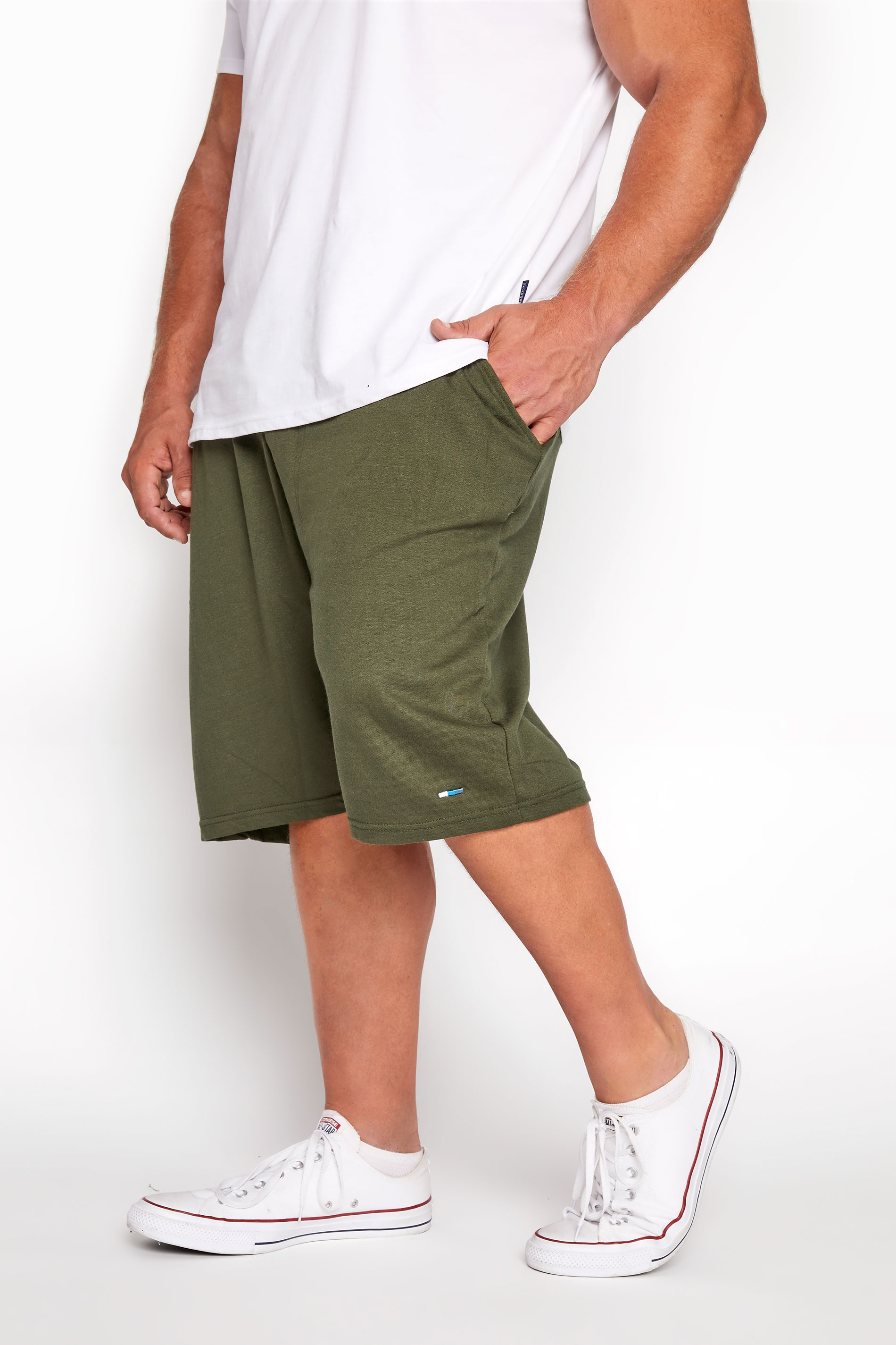 BadRhino Khaki Green Essential Jogger Shorts | BadRhino 2