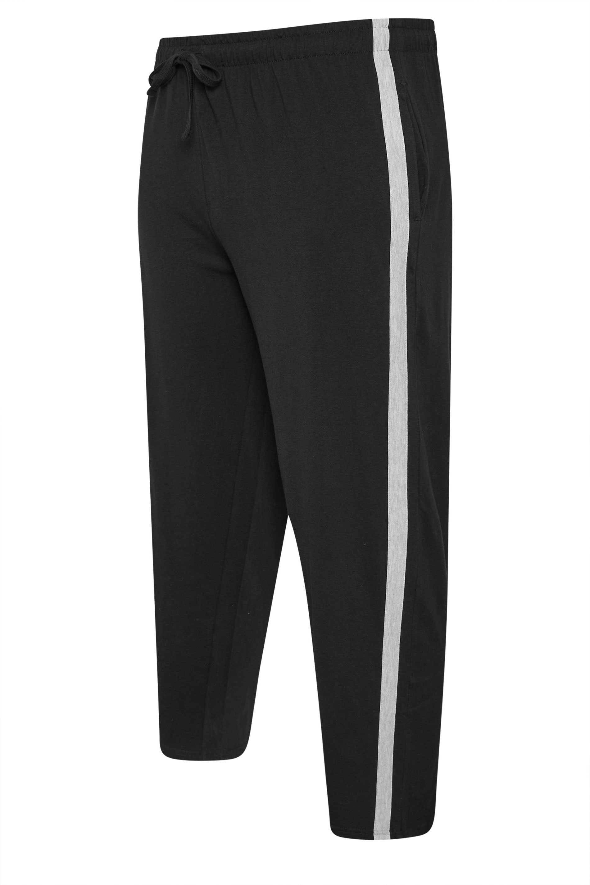 BadRhino Big & Tall Black Lightweight Lounge Joggers 5