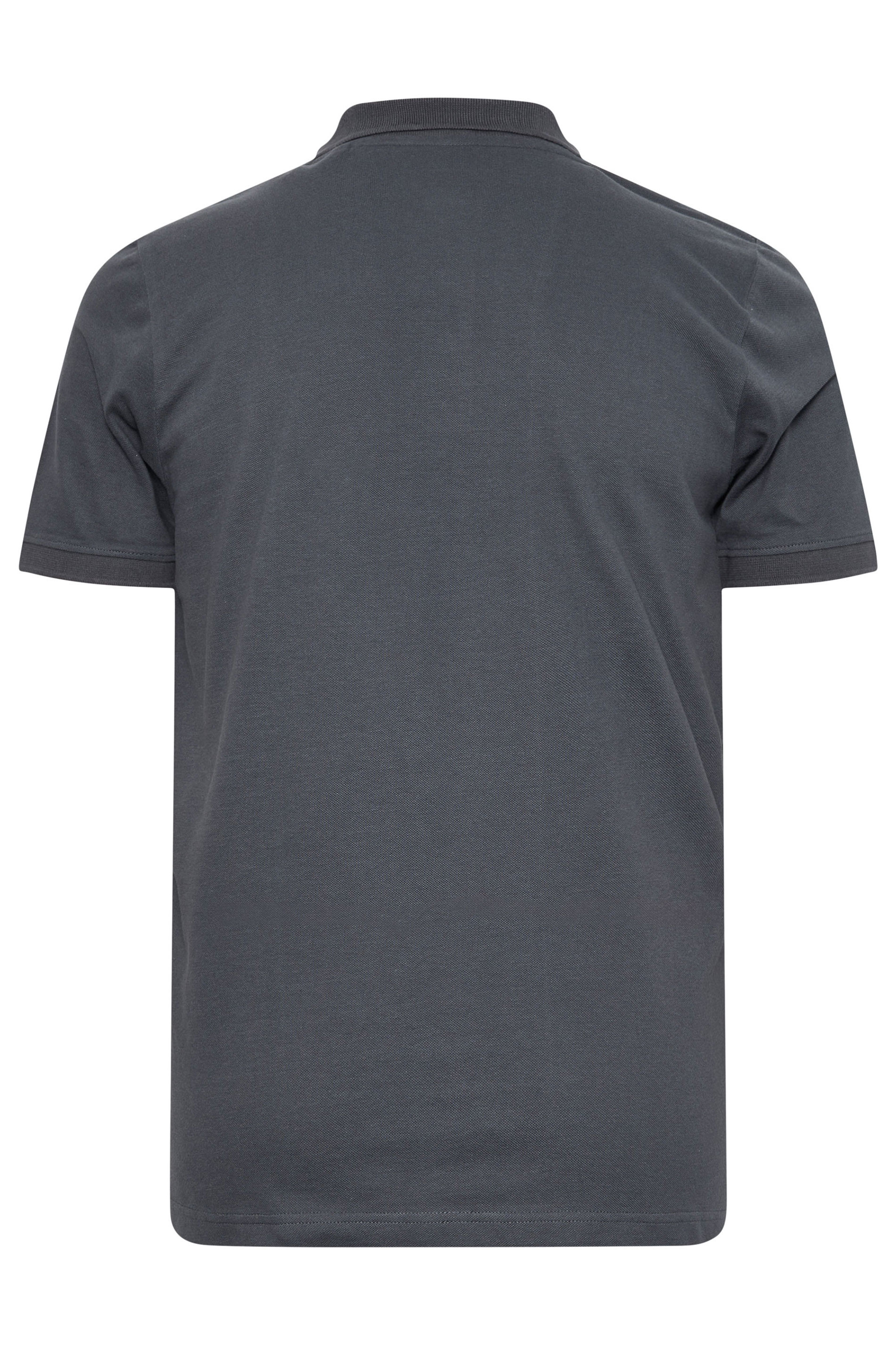 BadRhino Big & Tall Charcoal Grey Core Polo Shirt | BadRhino 4