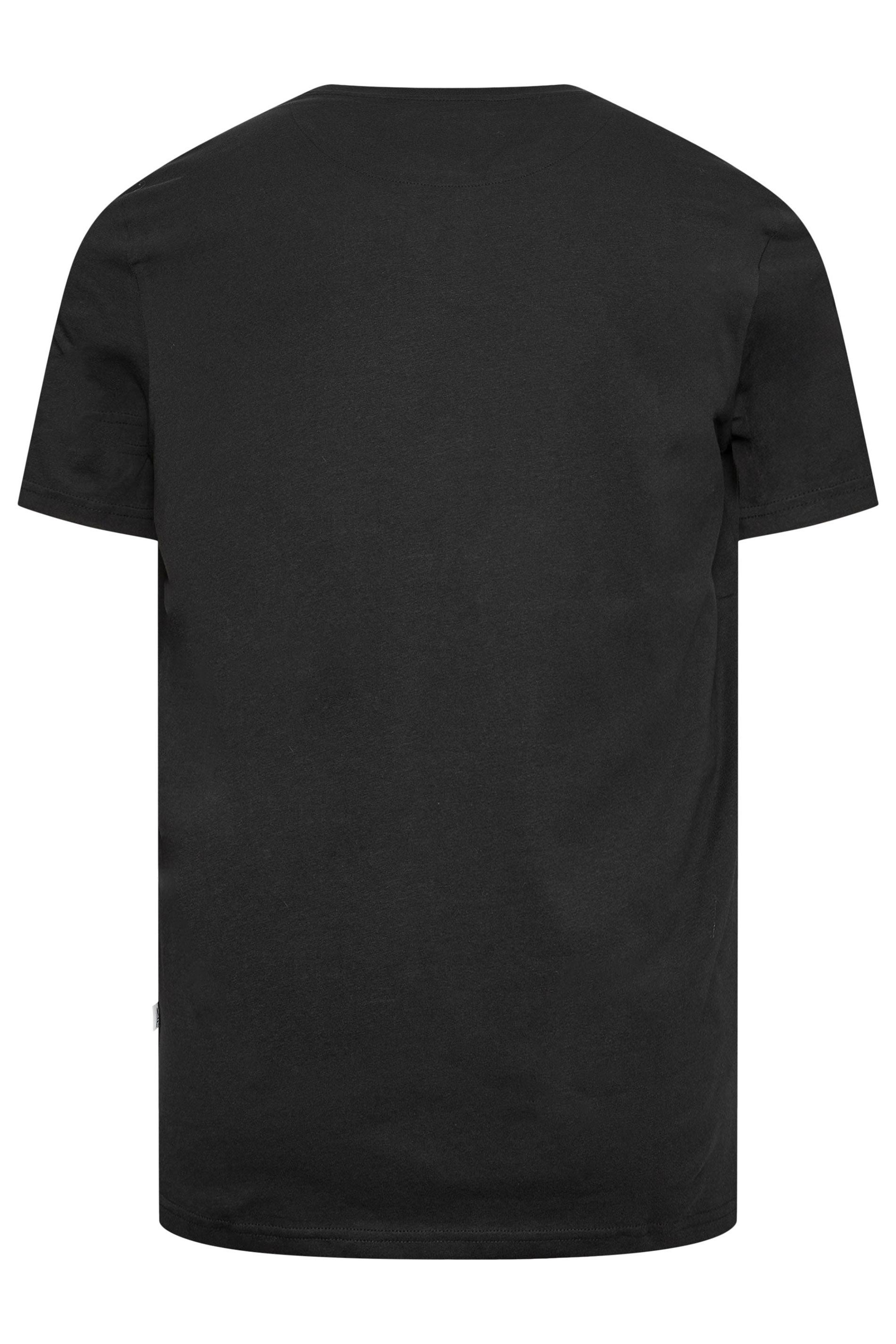 STUDIO A Big & Tall Black Logo T-Shirt | BadRhino 3