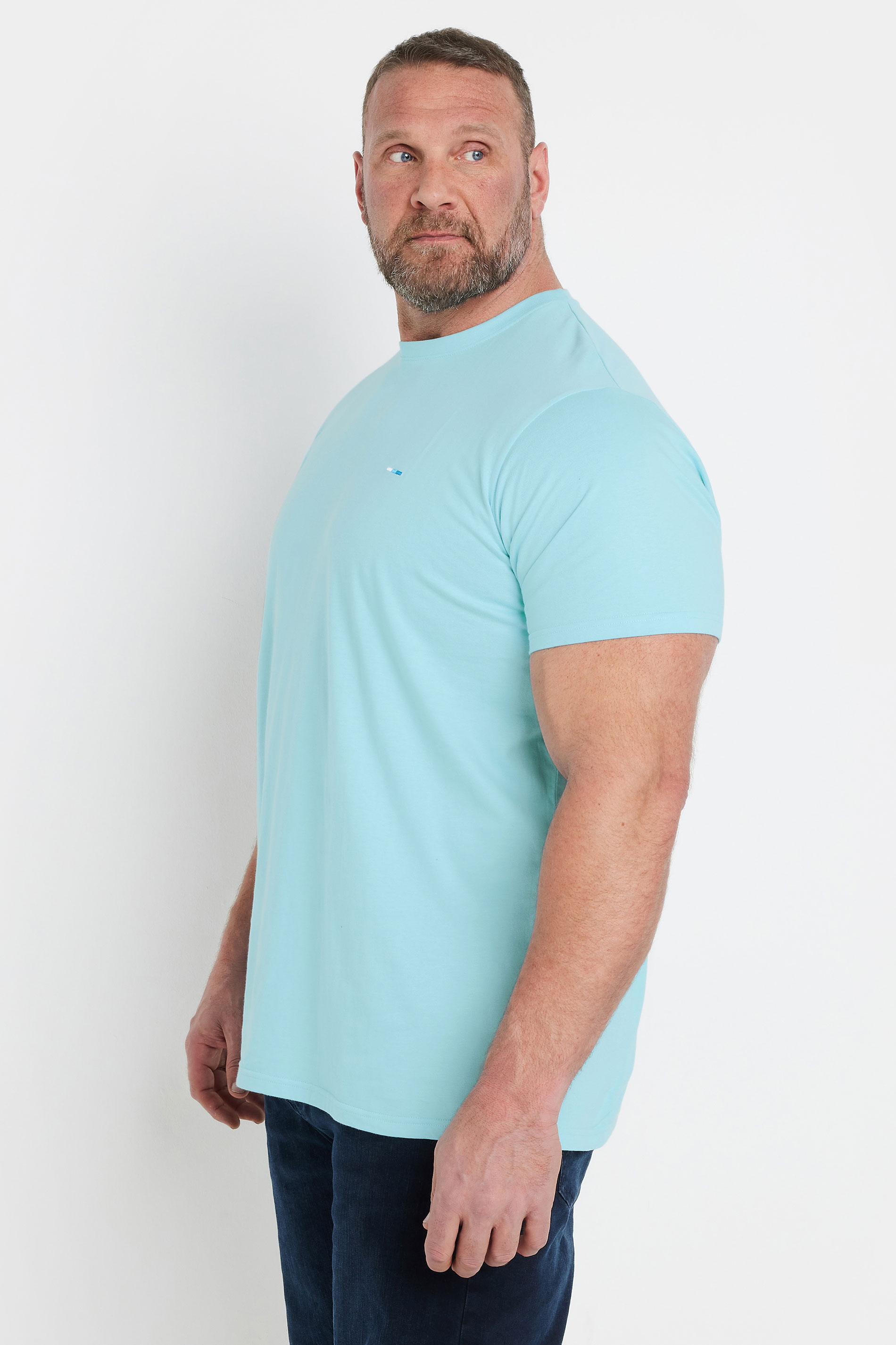 BadRhino Big & Tall 5 PACK Light Blue & Light Green Core T-Shirts | BadRhino  4