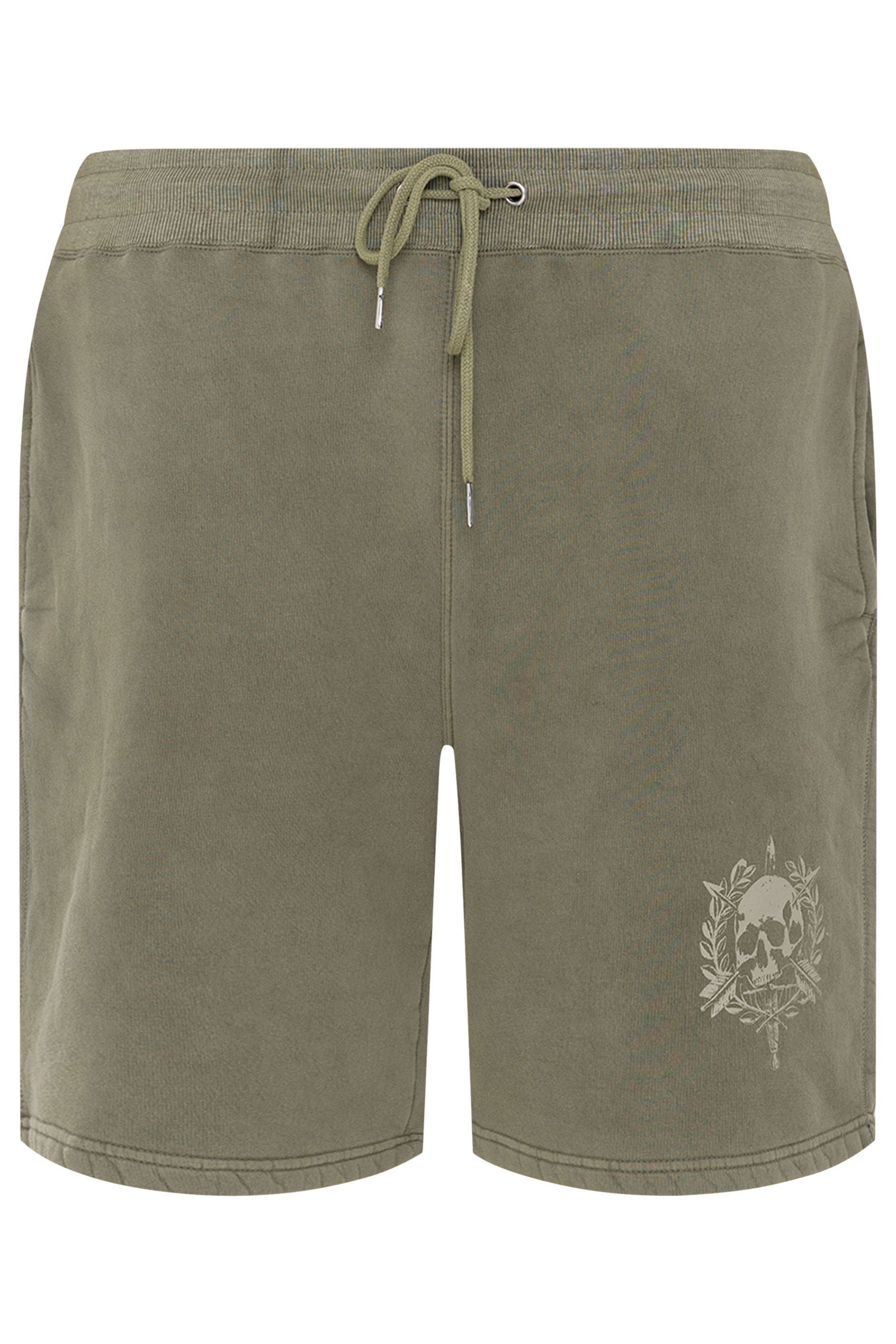 BadRhino Big & Tall Black Japanese Printed Jogger Shorts | BadRhino 5