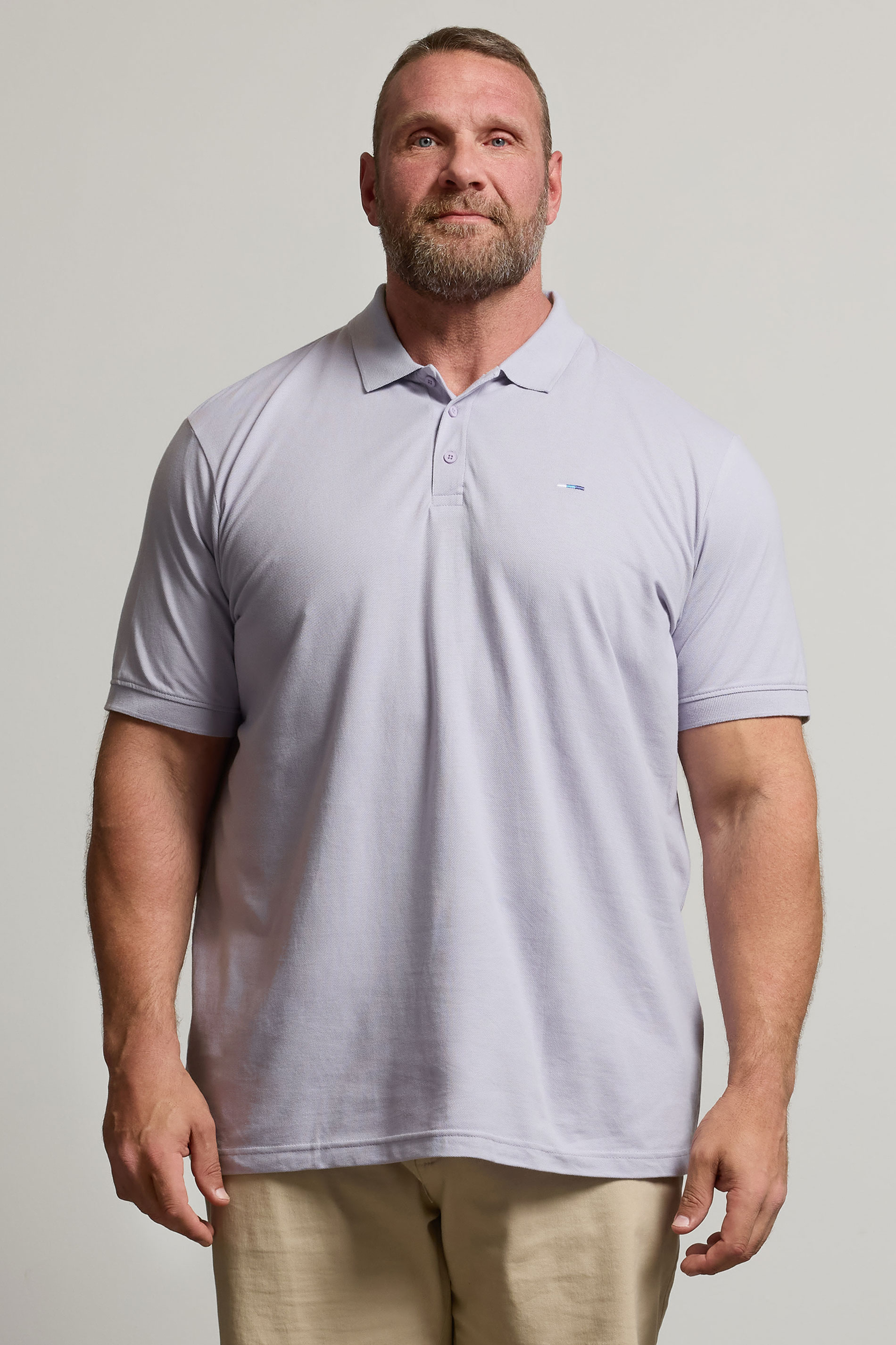BadRhino Big & Tall Purple Polo Shirt | BadRhino 2