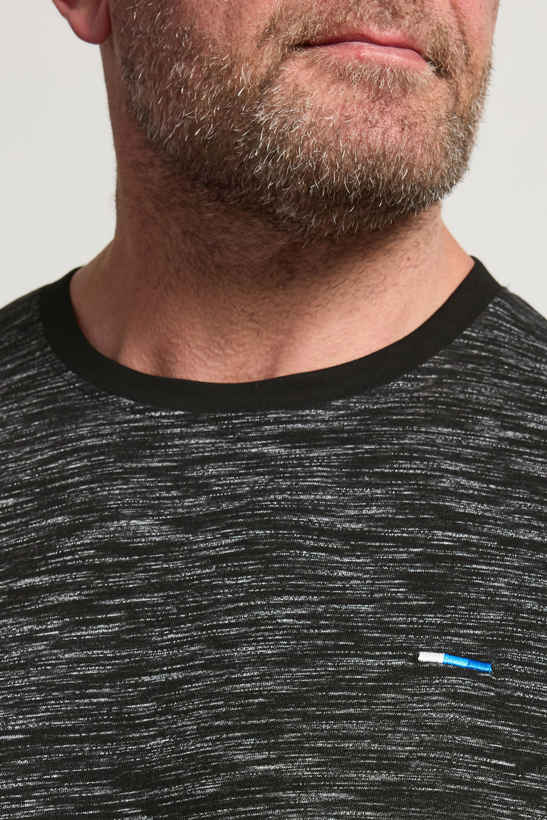 BadRhino Big & Tall Black Slub T-Shirt | BadRhino 4