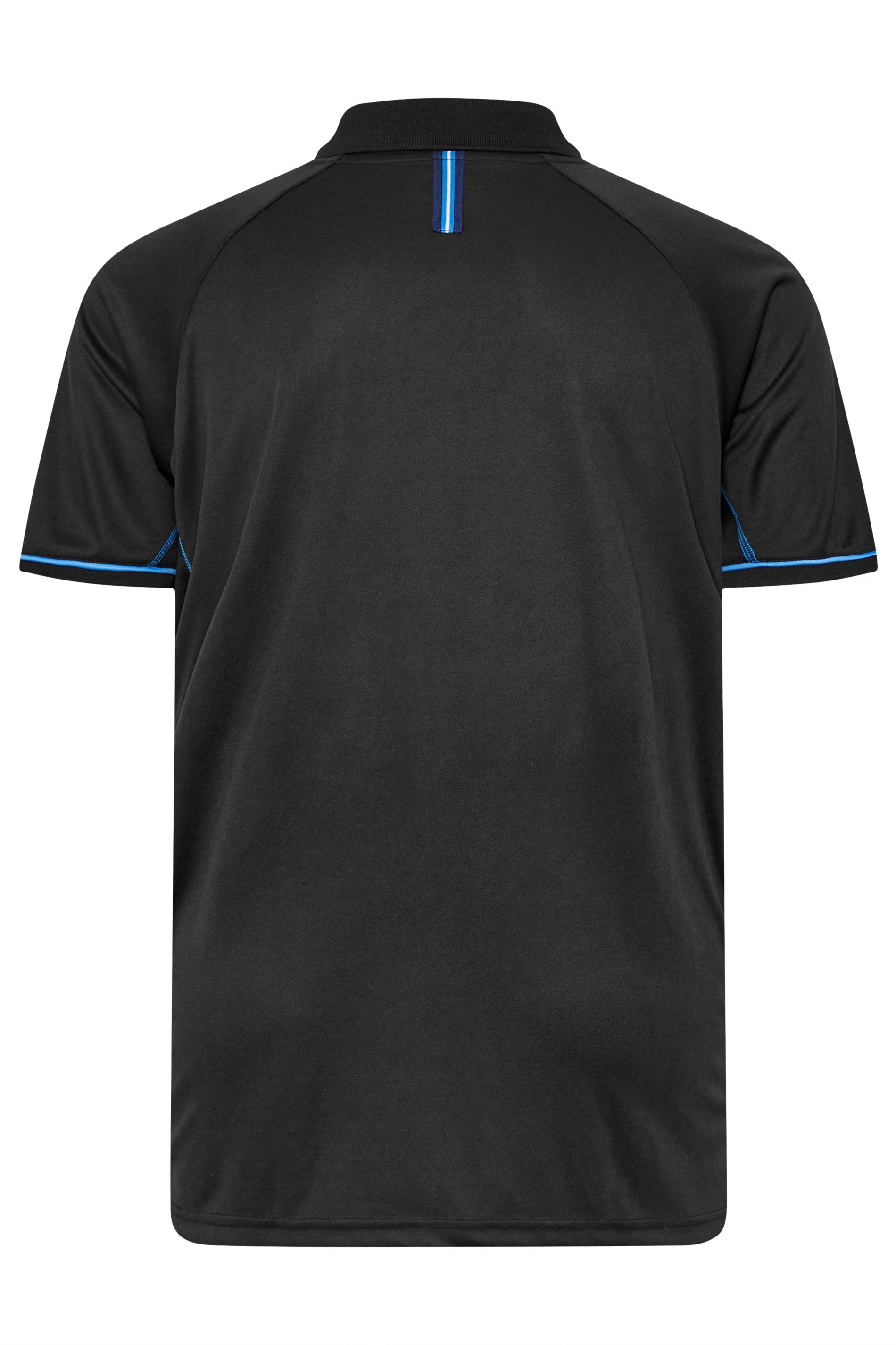 BadRhino Big & Tall Workwear Black Zip Polo Shirt | BadRhino 8