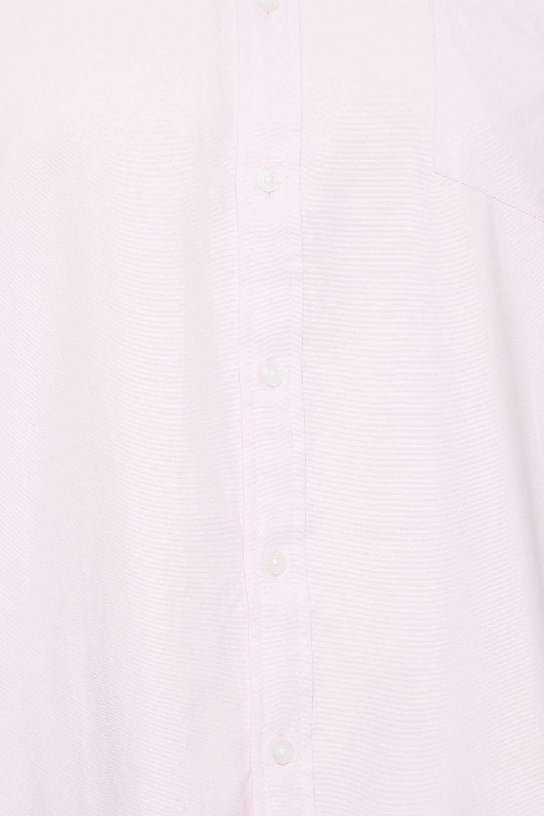 D555 Big & Tall Pink Short Sleeve Oxford Shirt | BadRhino 2
