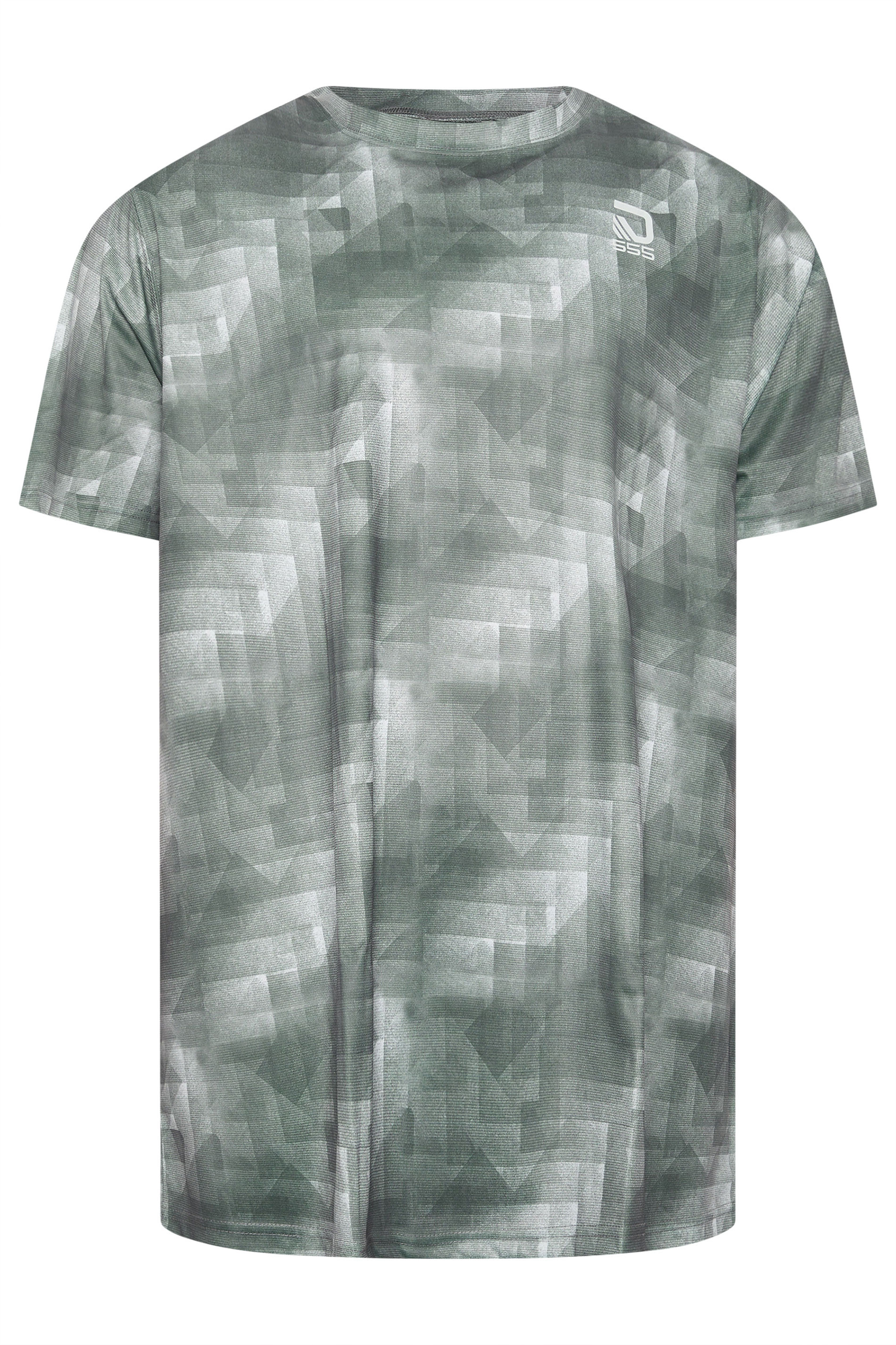 D555 Big & Tall Grey Lightweight Active T-Shirt | BadRhino 2