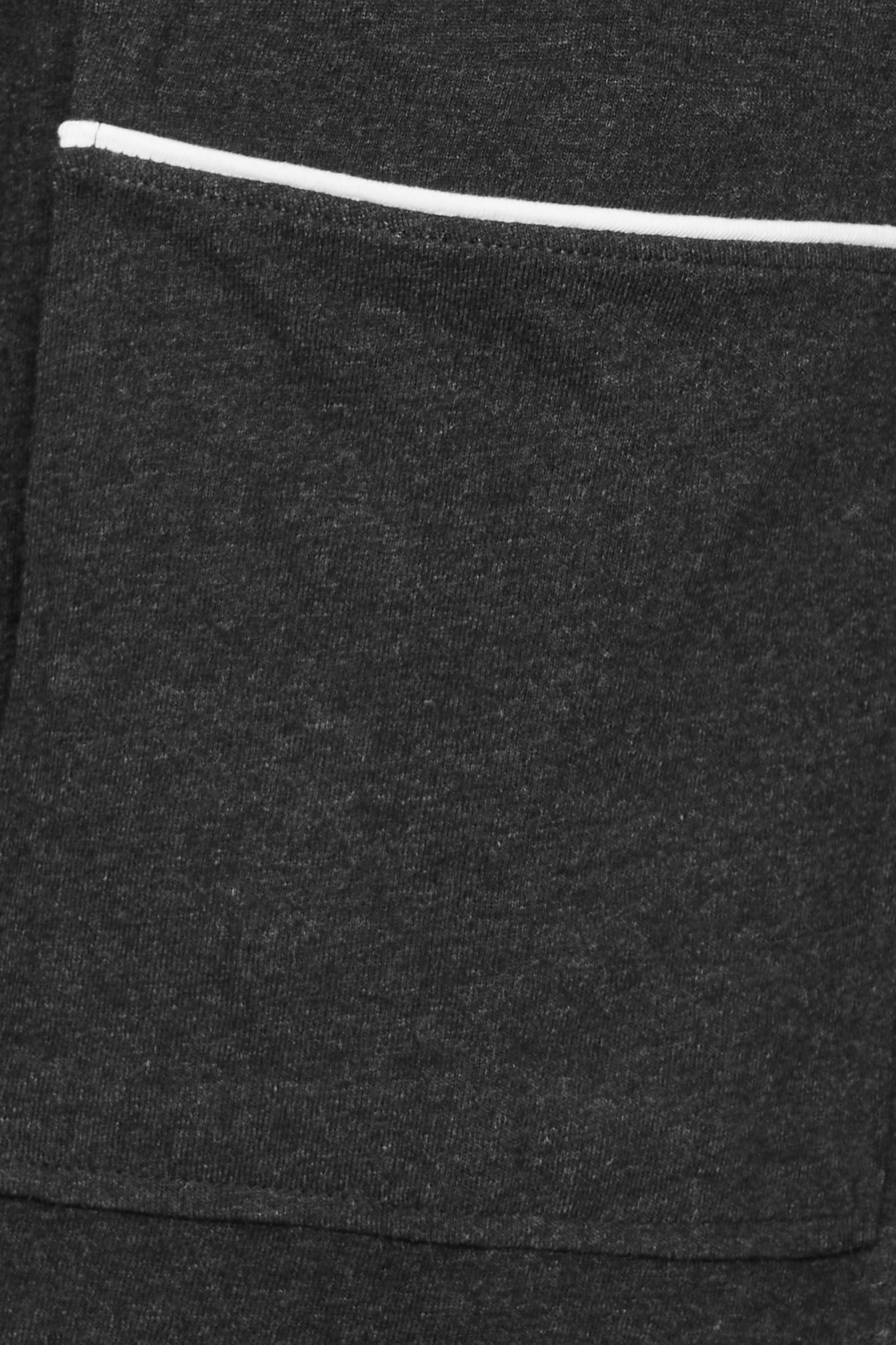 BadRhino Big & Tall Dark Grey Jersey Robe | BadRhino 3