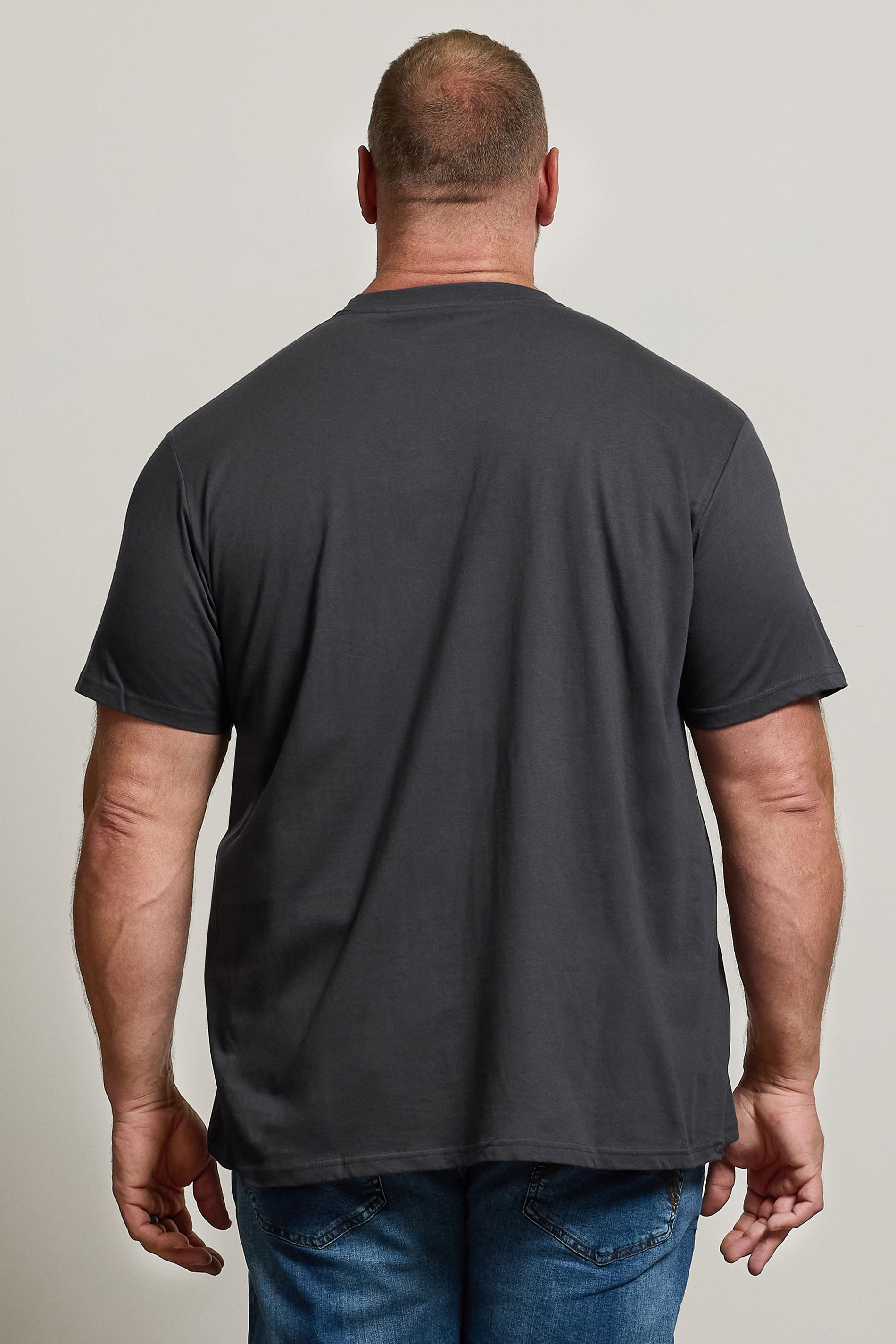 BadRhino Big & Tall Ebony Grey 'West Rodeo' Graphic T-Shirt | BadRhino 3