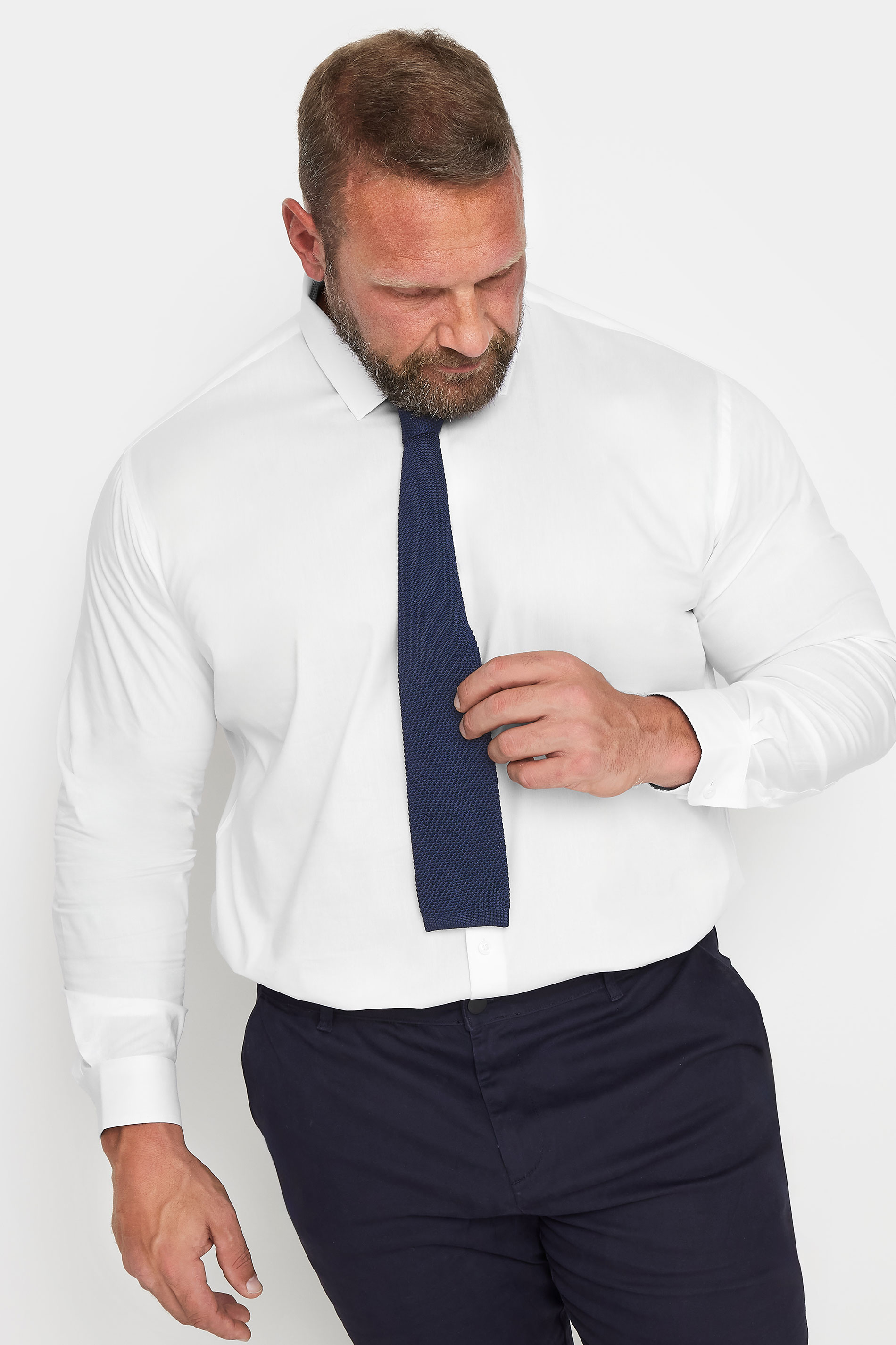 BadRhino Navy Blue Knitted Tie | BadRhino 1