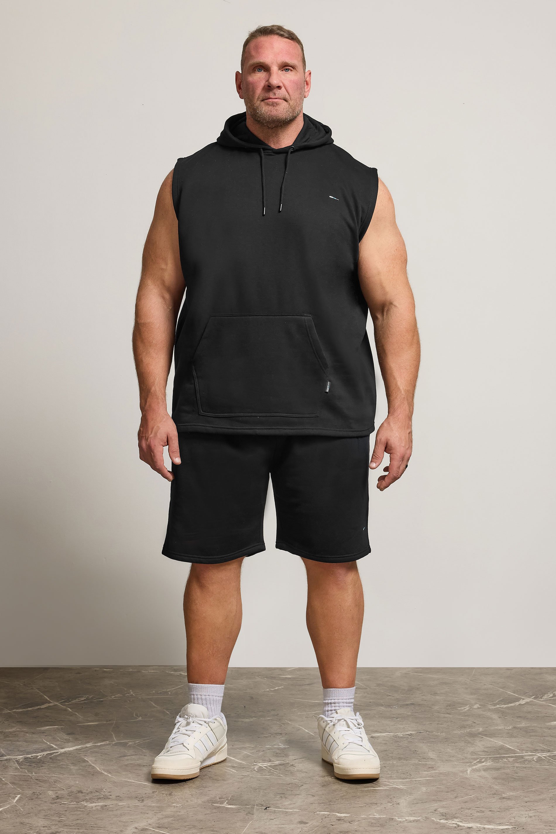 BadRhino Black Essential Jogger Shorts | BadRhino 2