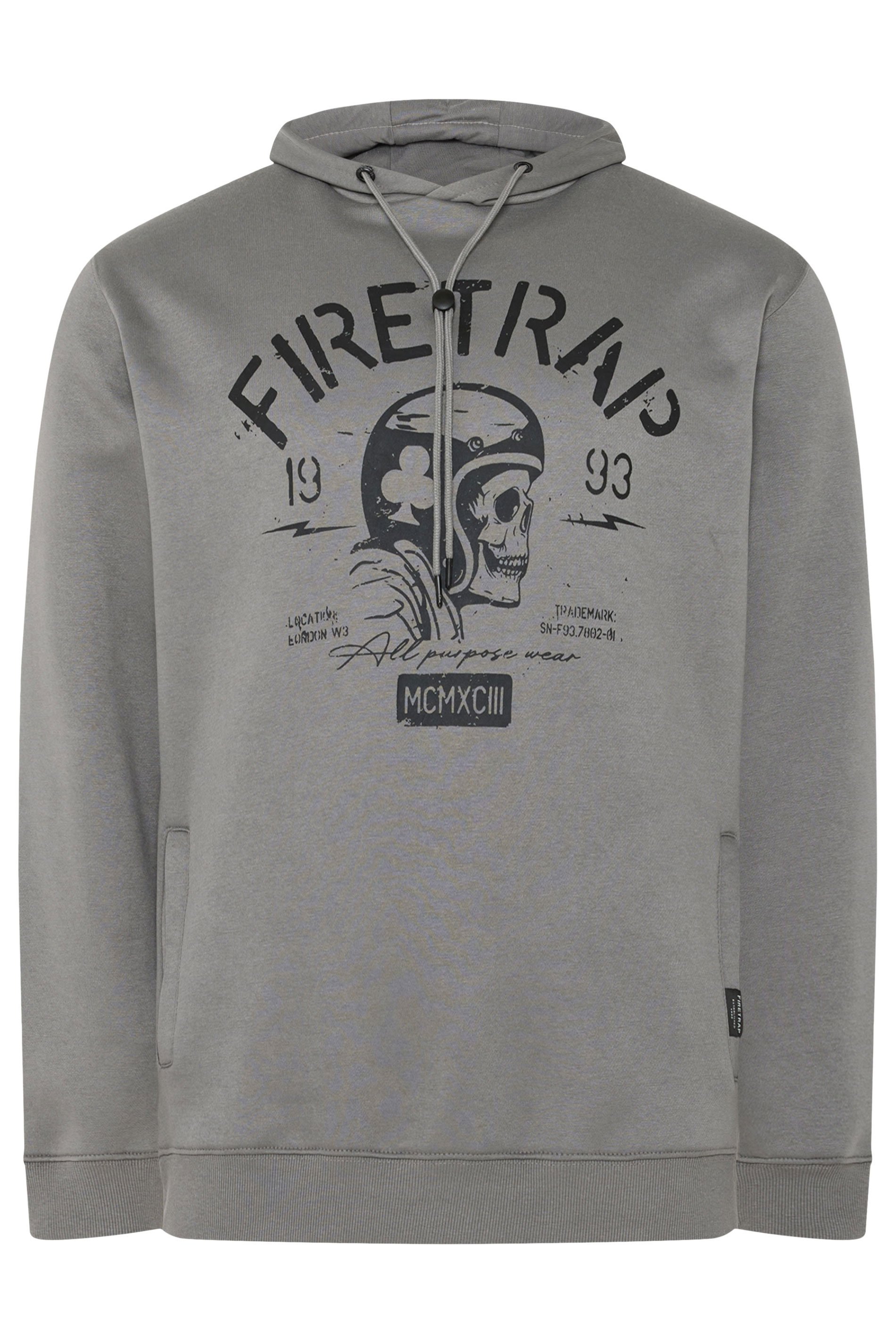 FIRETRAP Big & Tall Grey Hoodie | BadRhino 1