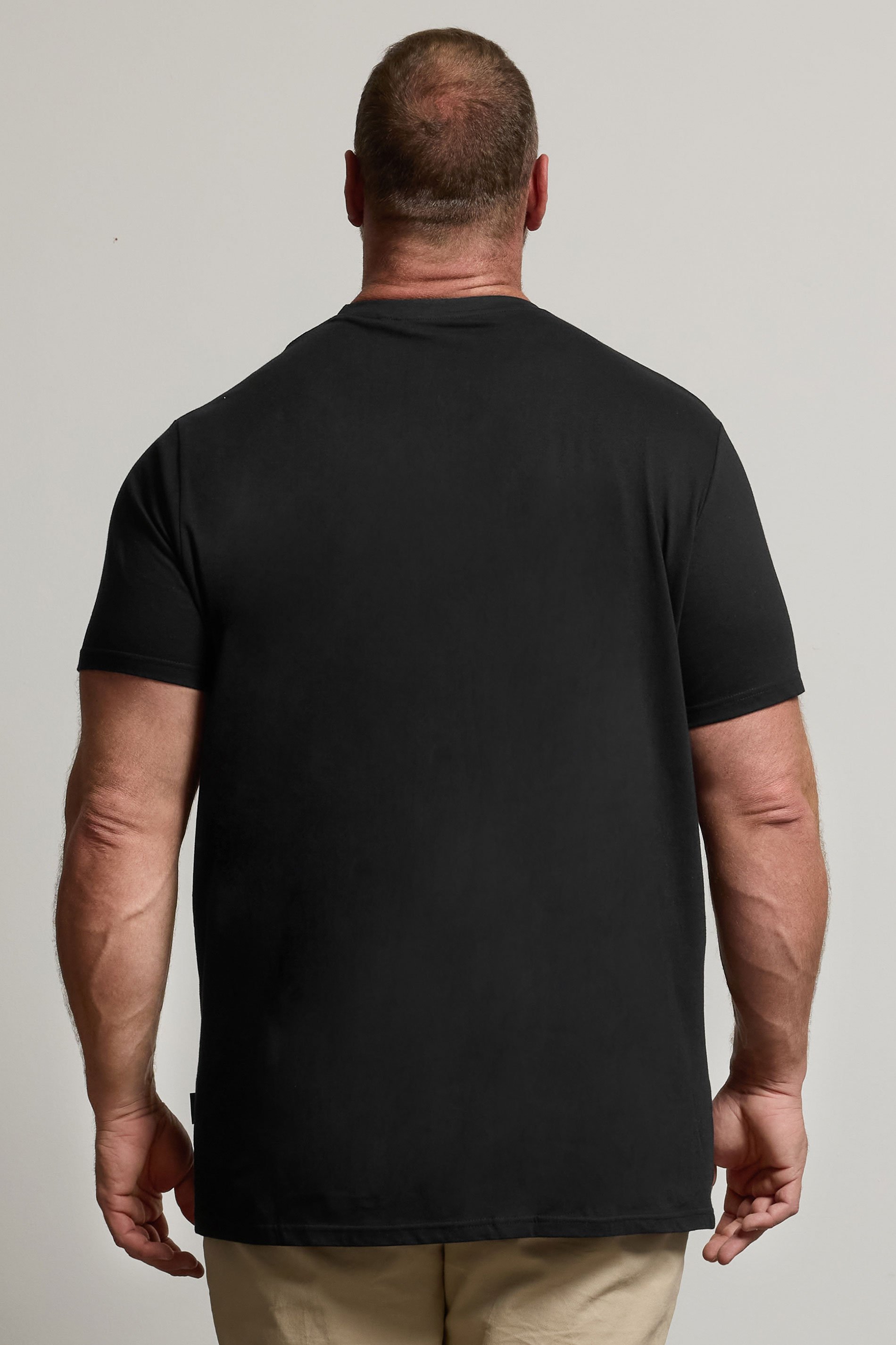BadRhino Big & Tall Black Extra Long Core T-Shirt | BadRhino 3