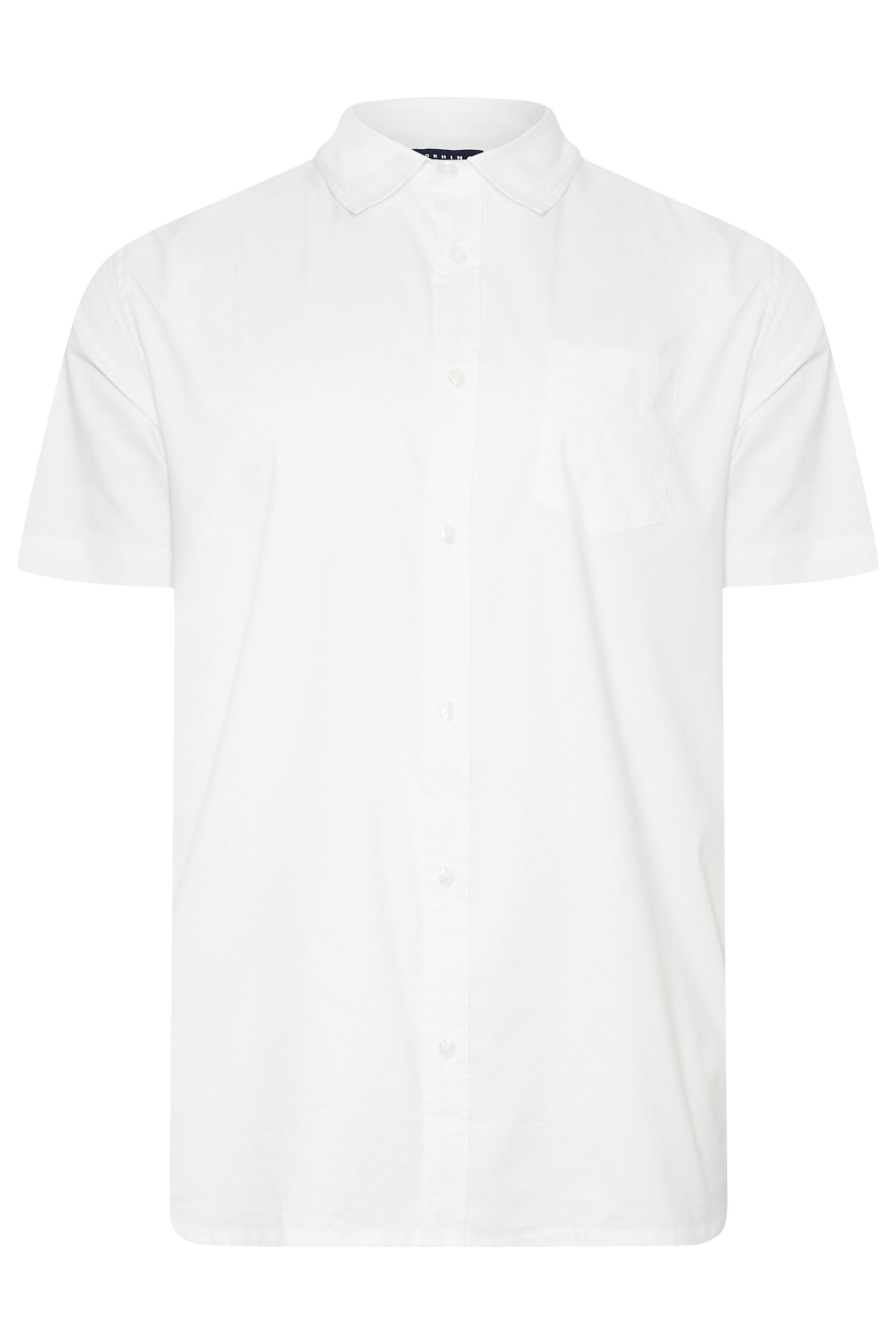 BadRhino Big & Tall White Short Sleeve Shirt | BadRhino 5