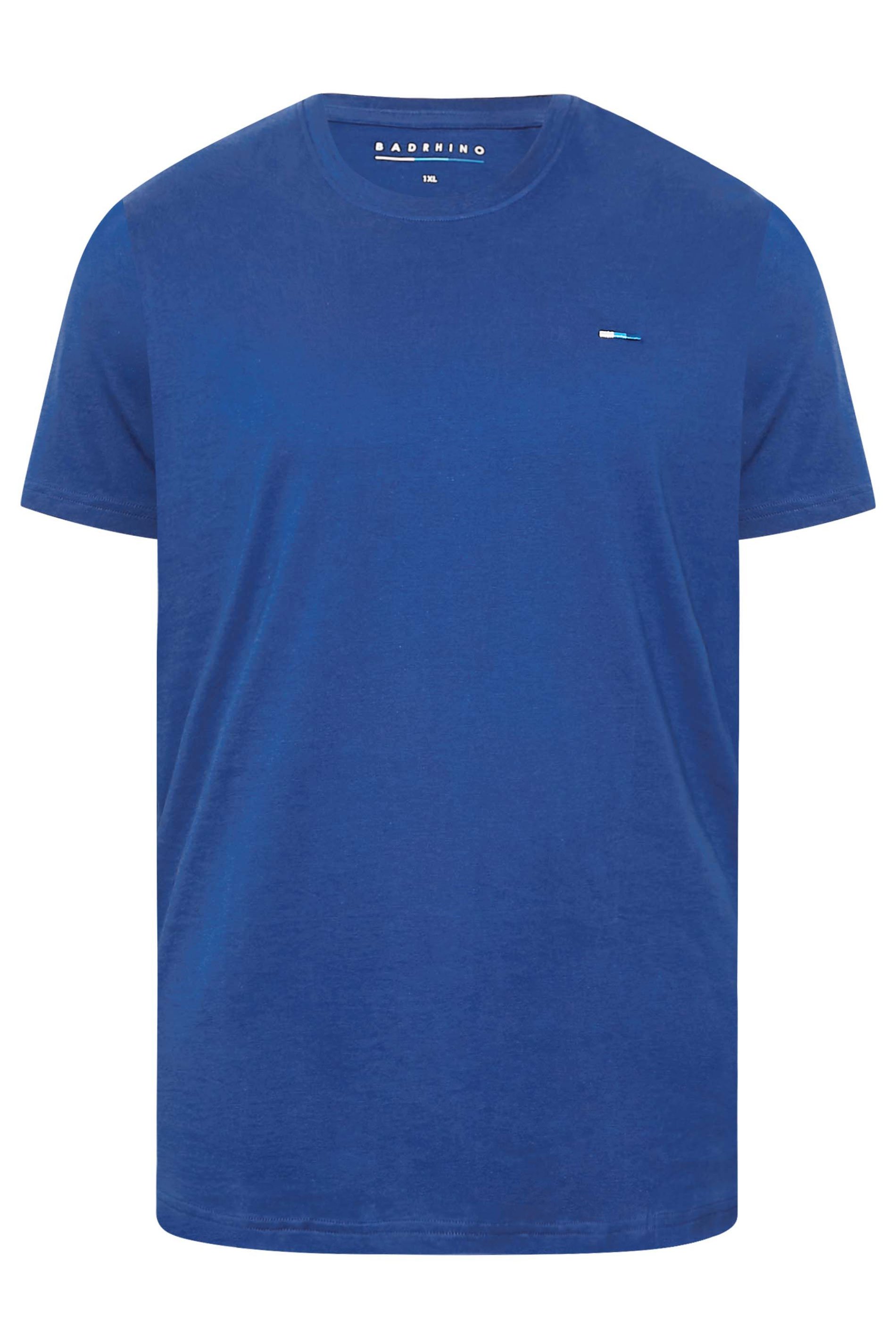 BadRhino Big & Tall 5 PACK Blue & Black Core T-Shirts | BadRhino  13