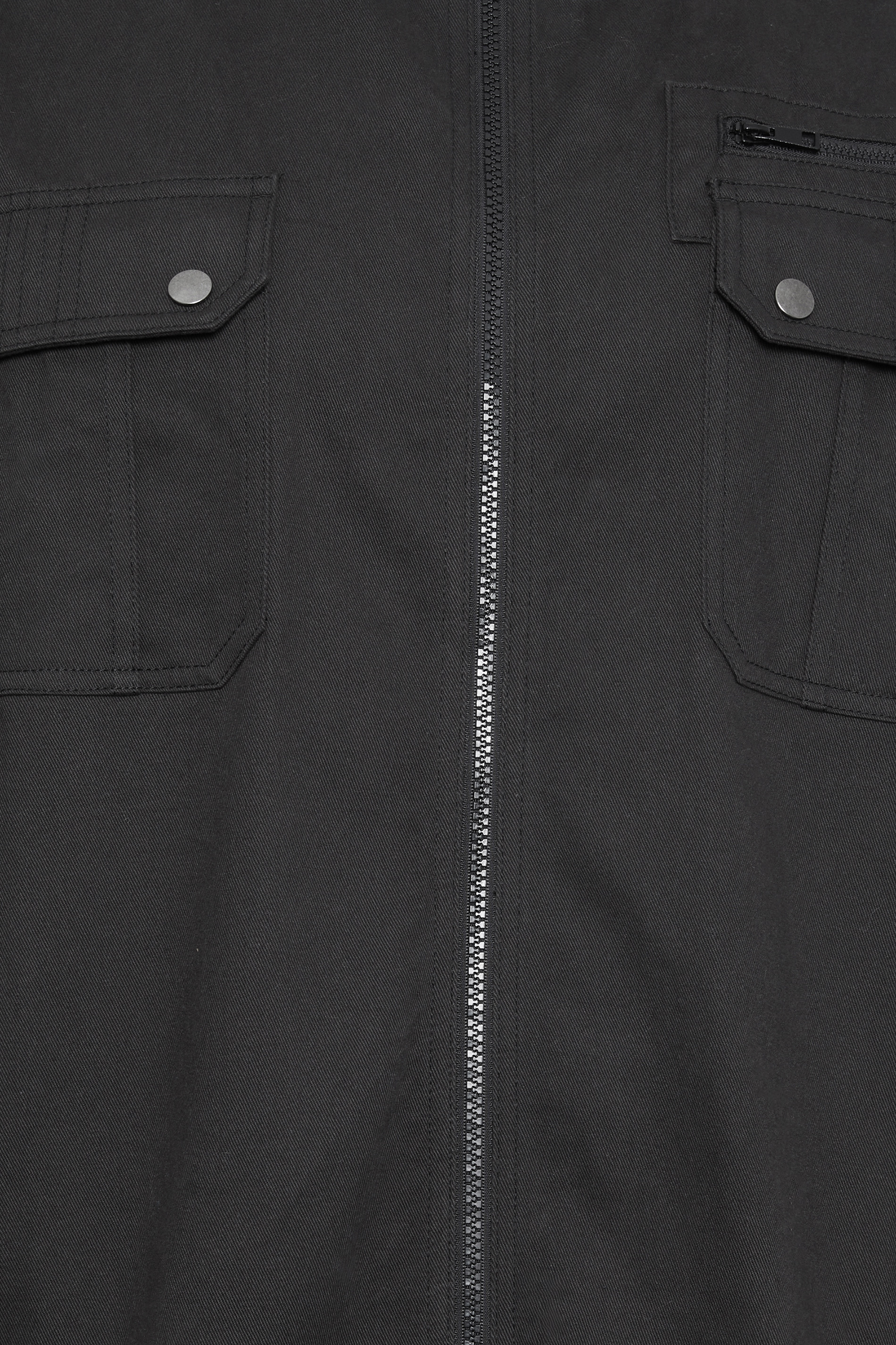 BadRhino Big & Tall Black Zip Through Jacket | BadRhino 4