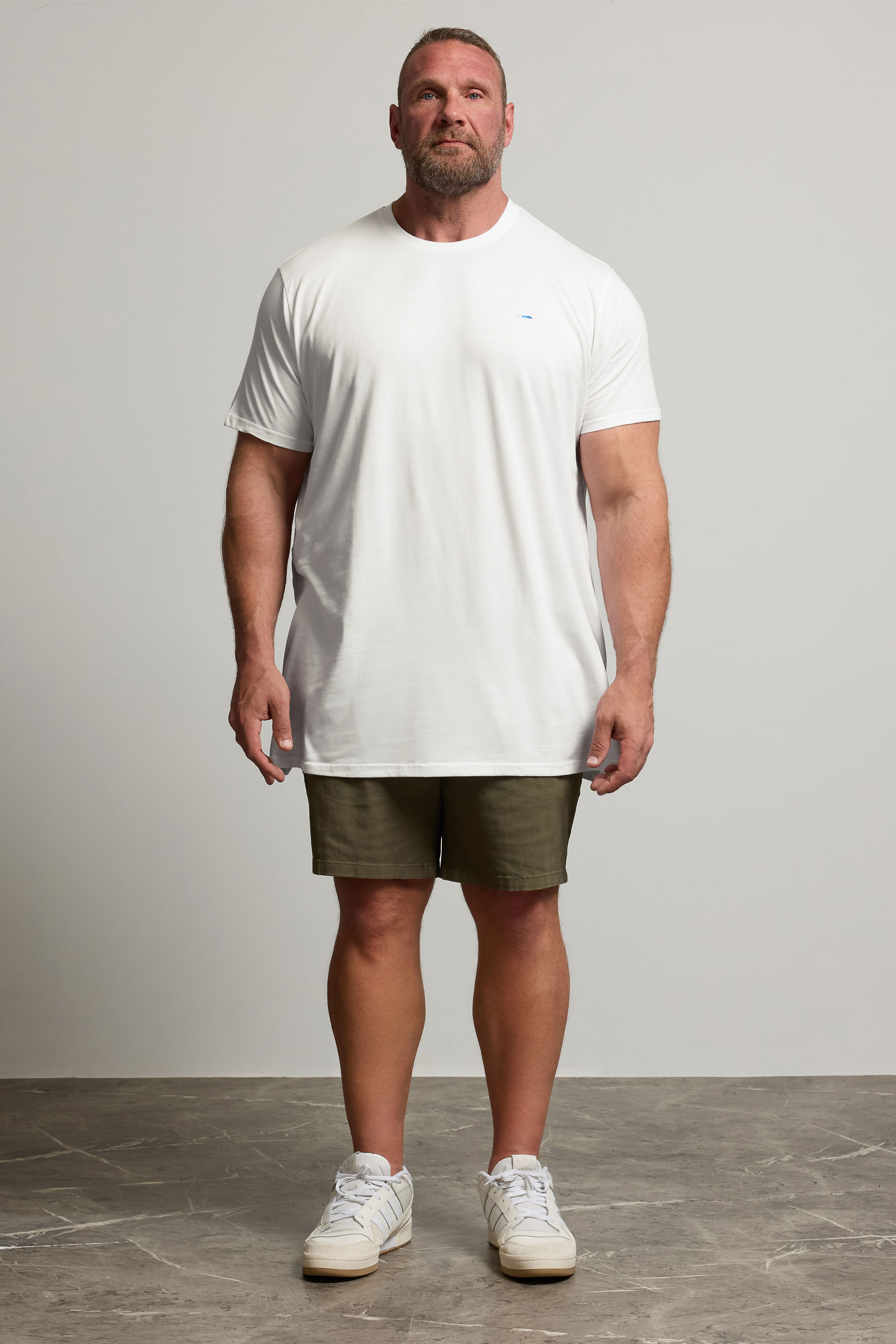 BadRhino Big & Tall White Extra Long Core T-Shirt | BadRhino 2
