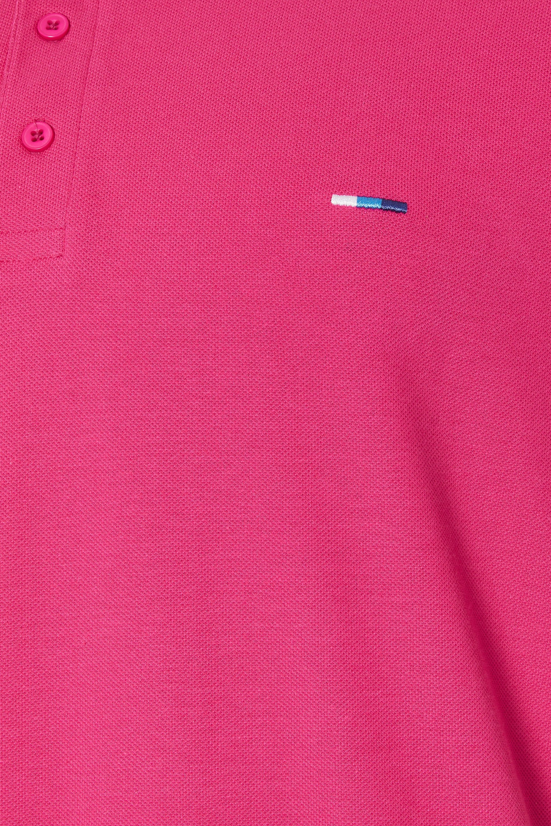 BadRhino Big & Tall 3 Pack Pink & Orange Tipped Polo Shirts | BadRhino 10