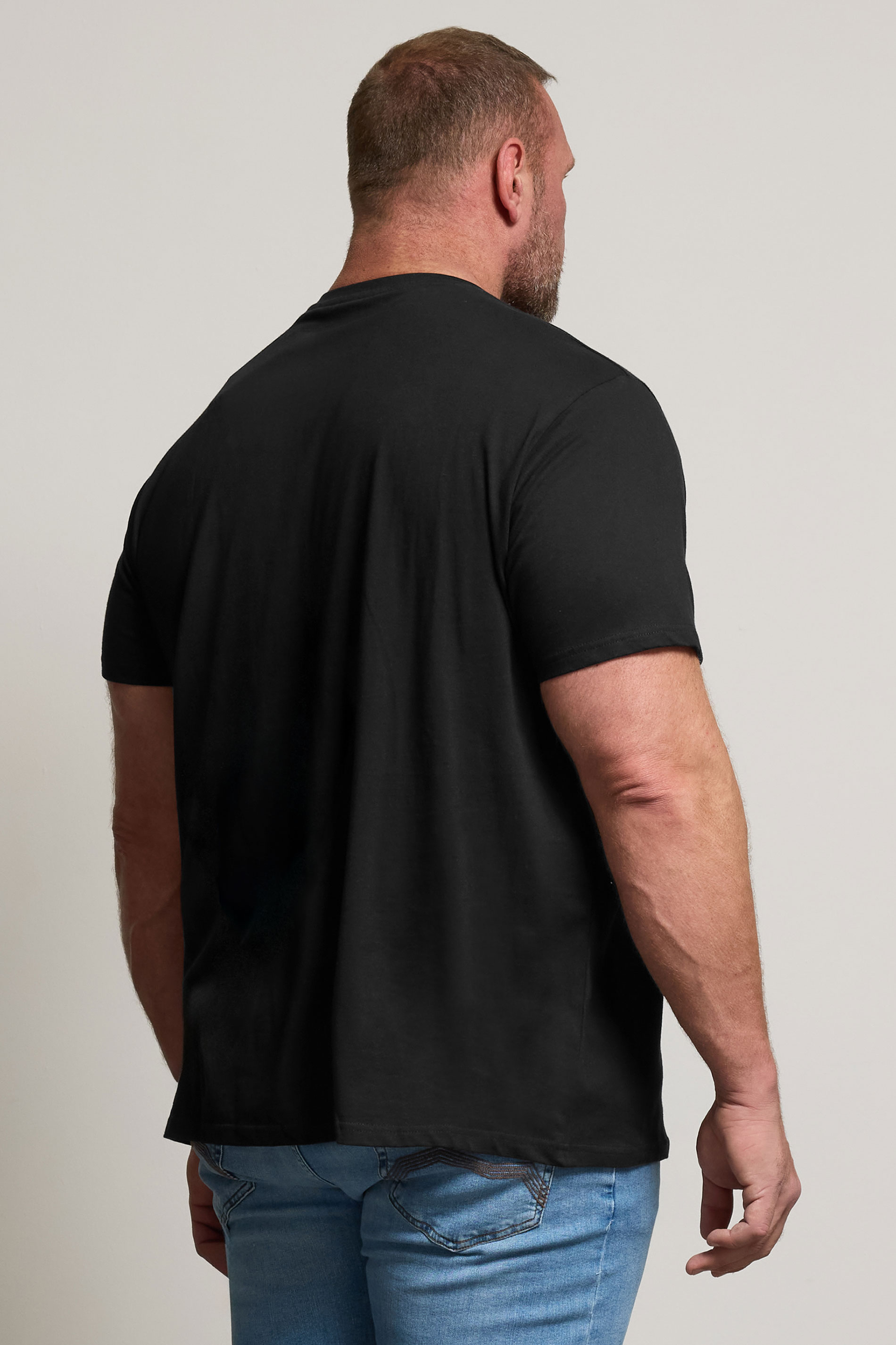 BadRhino Big & Tall Black 'Nashville' Graphic T-Shirt 4