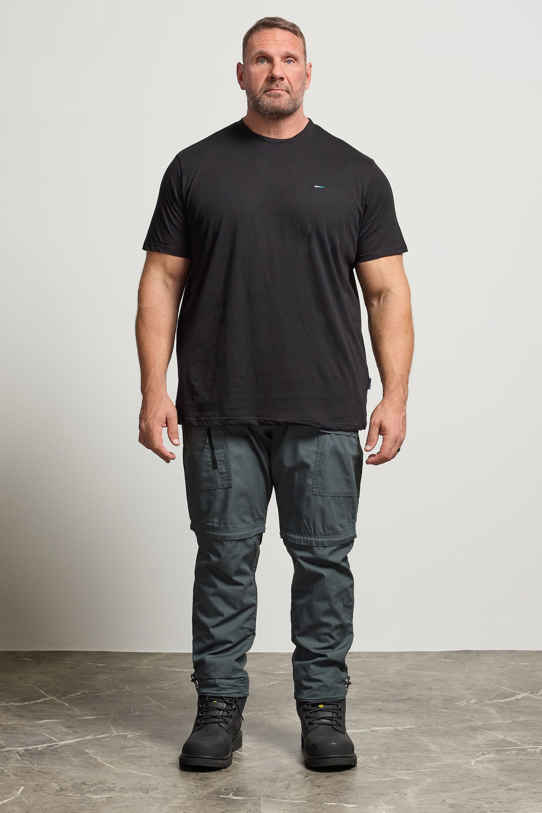 BadRhino Big & Tall Slate Grey 2 in 1 Trekking Trousers | BadRhino 2