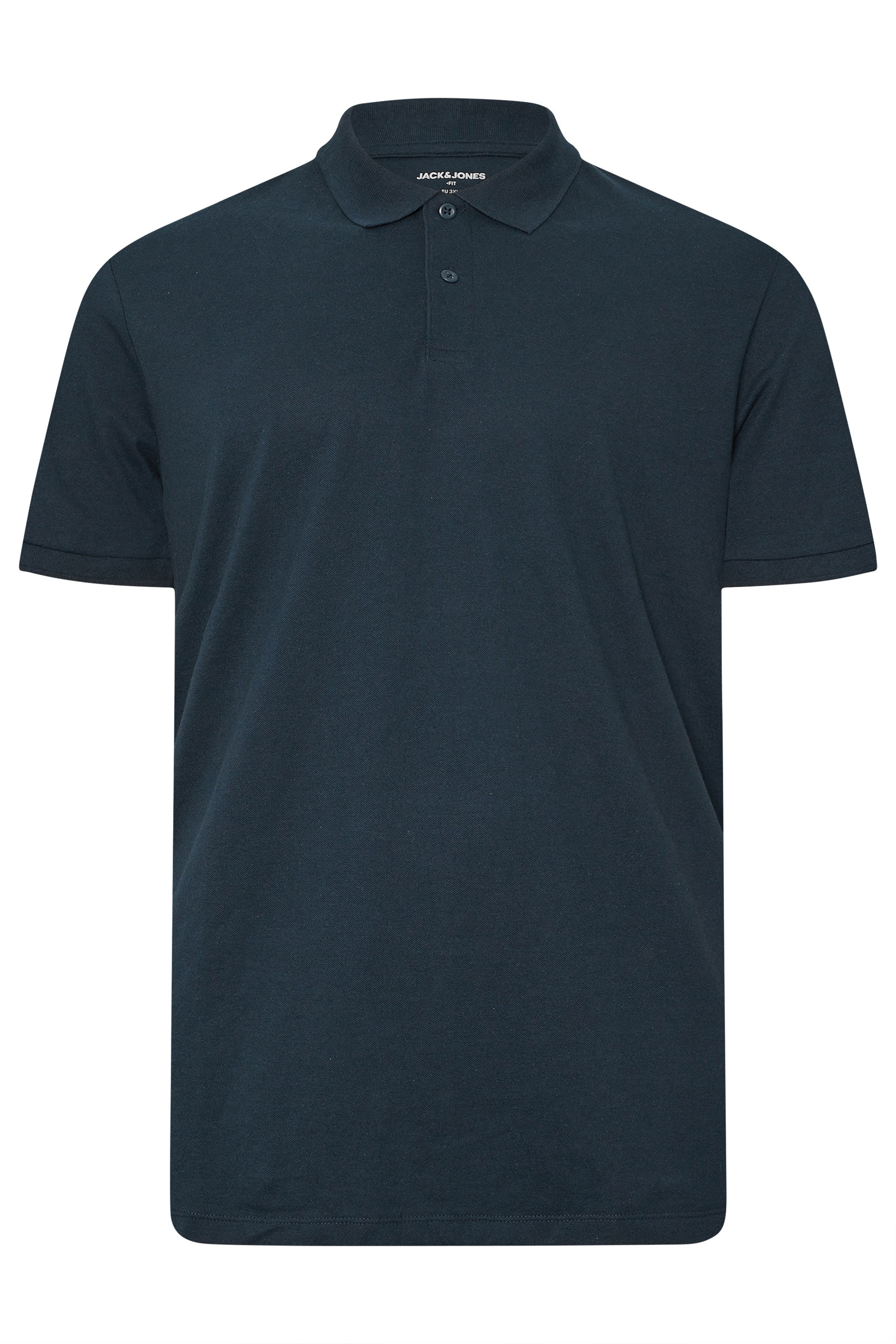 JACK & JONES Big & Tall 3 PACK Sage Green & Moonbeam White Polo shirts | BadRhino 8