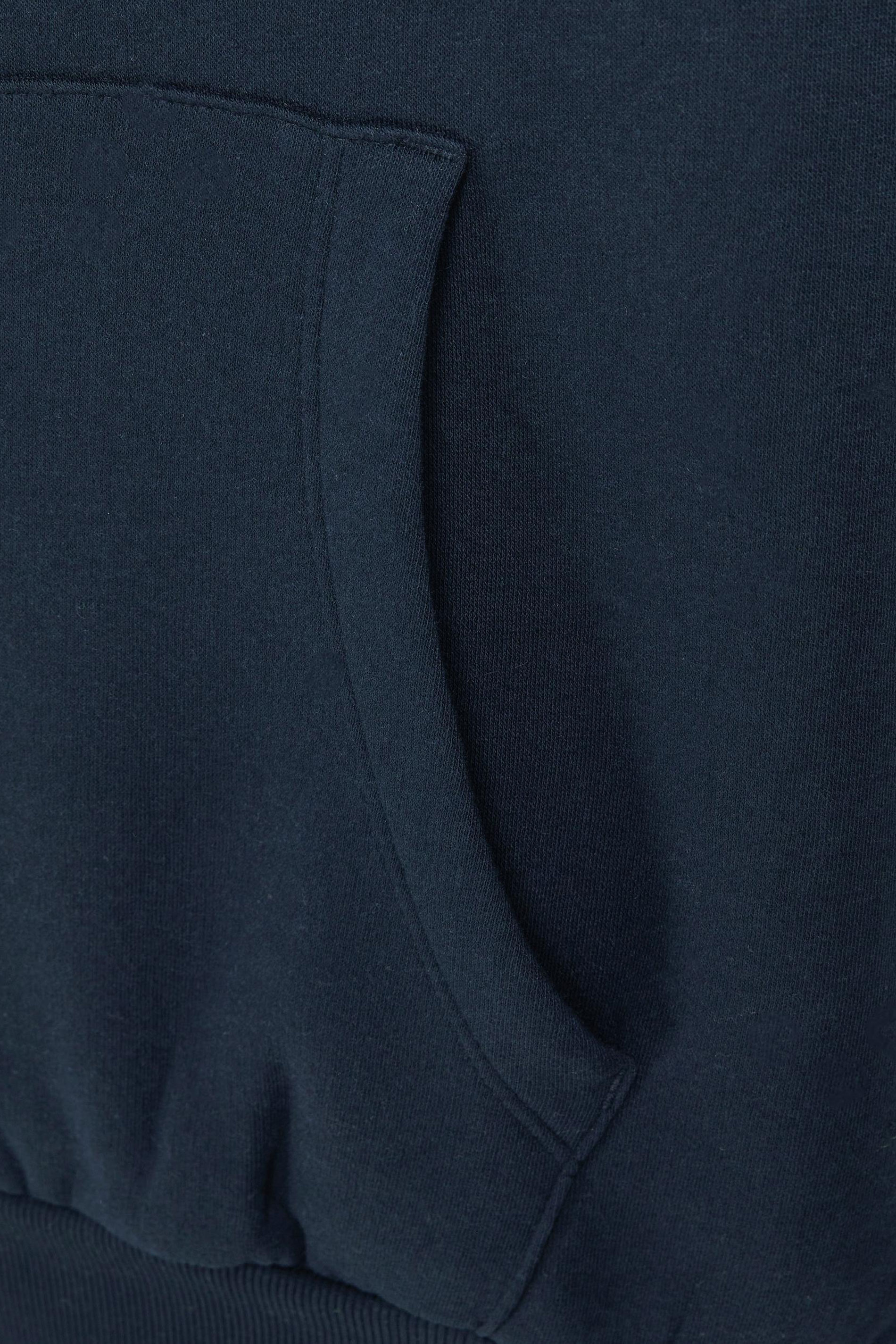 JACK & JONES Navy Blue Corp Logo Hoodie | BadRhino 4