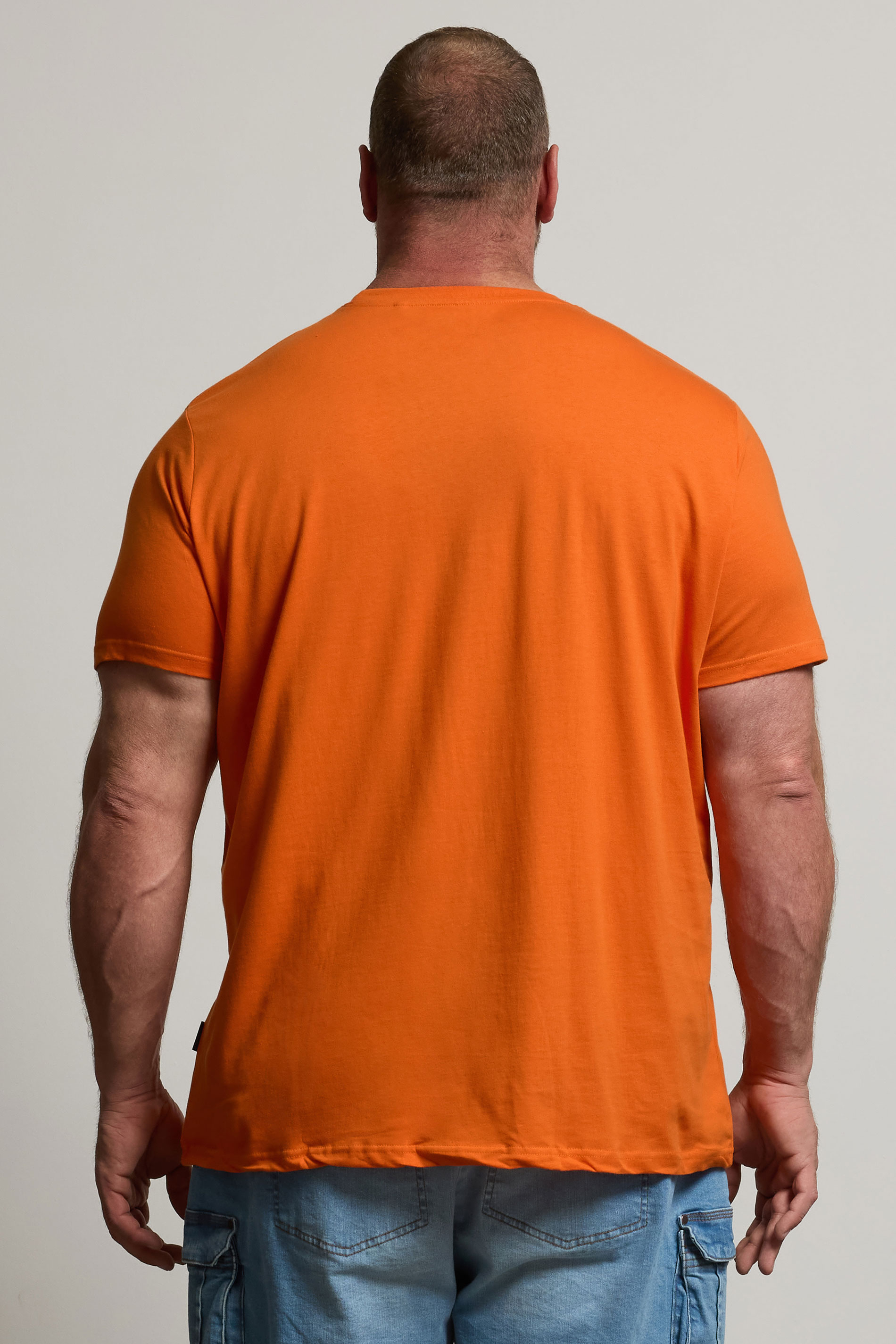 BadRhino Big & Tall Pumpkin Orange Core T-Shirt | BadRhino 4
