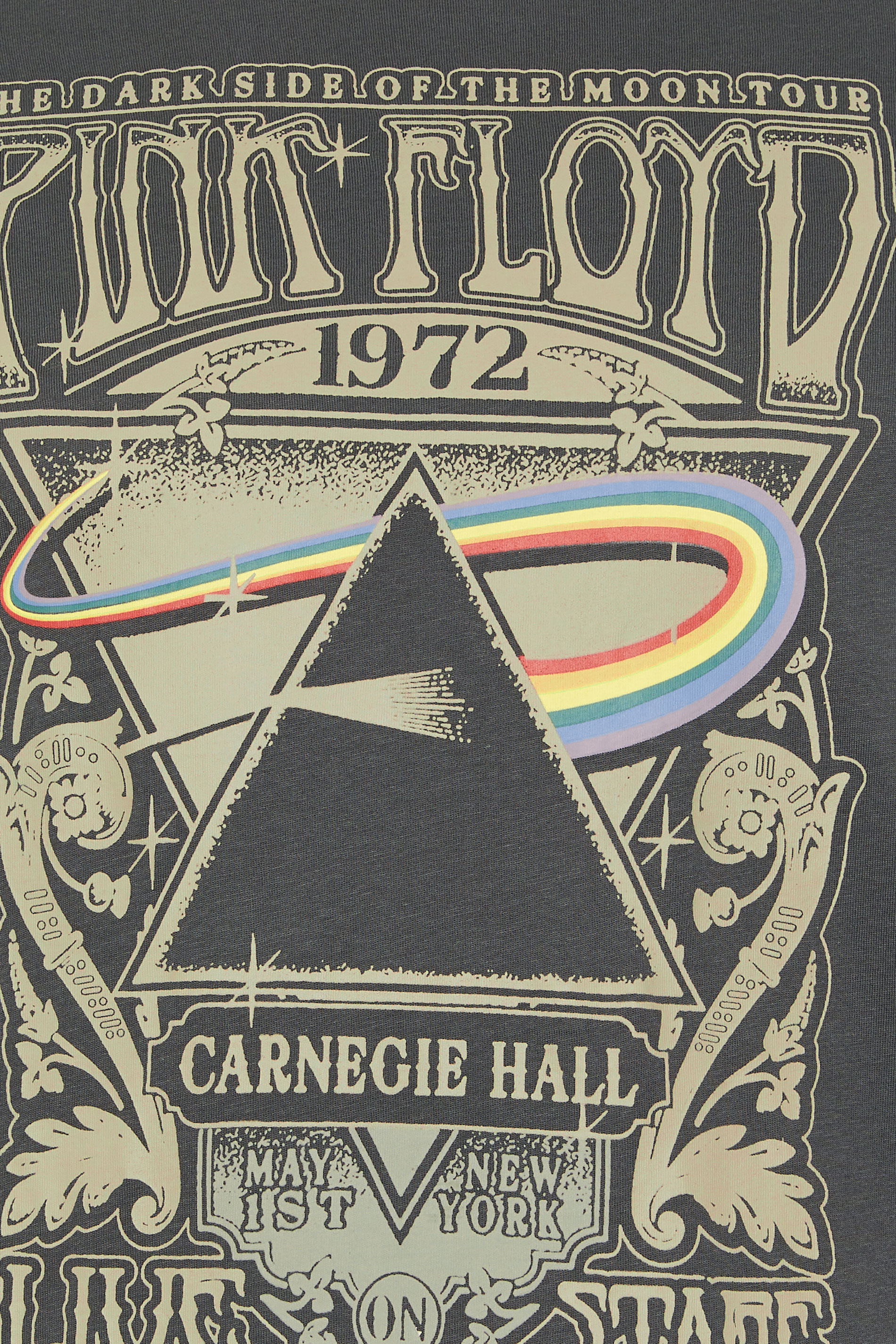 D555 Big & Tall Charcoal Grey 'Pink Floyd' T-Shirt | BadRhino 2